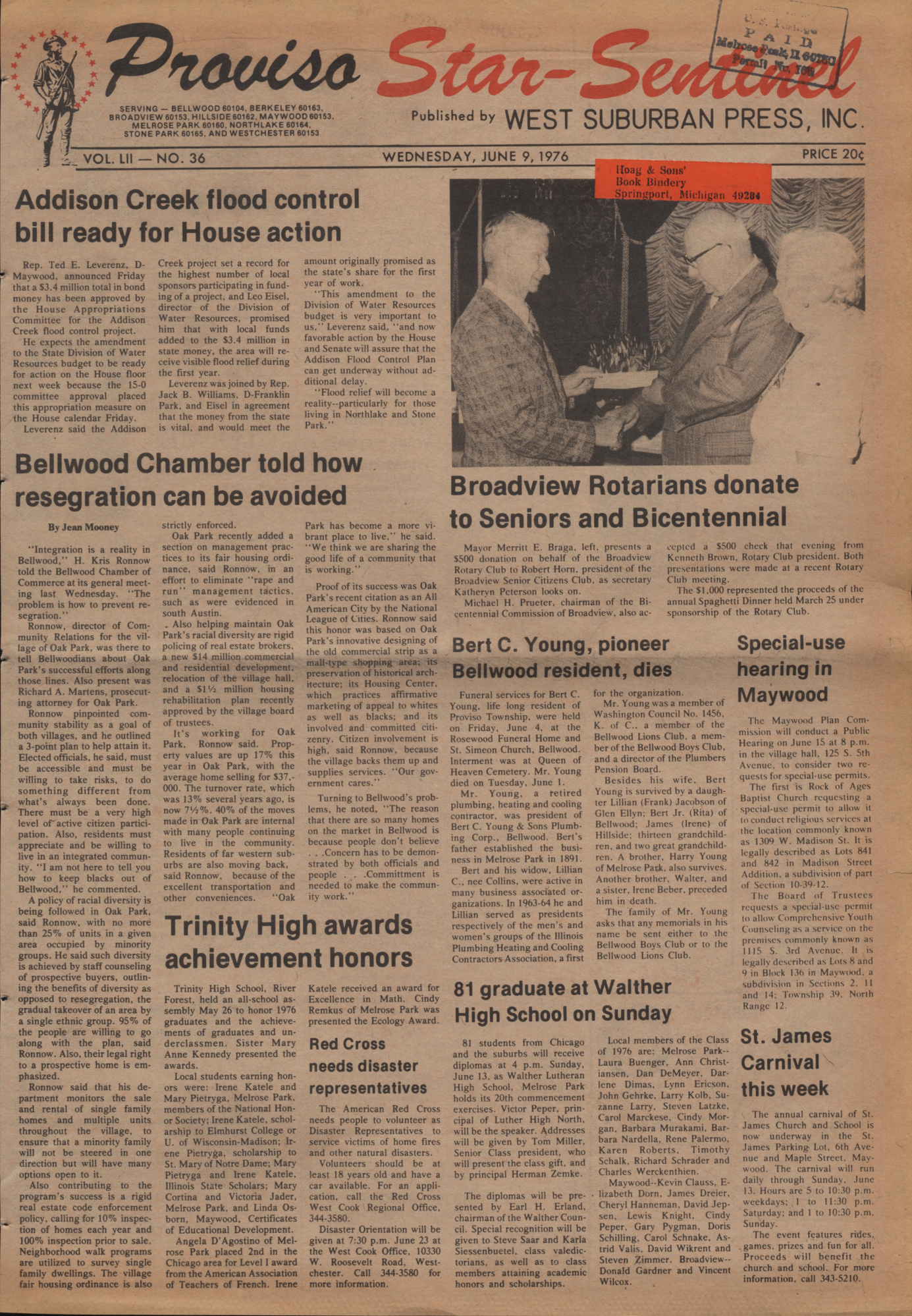 Proviso Star-Sentinel – 19760609