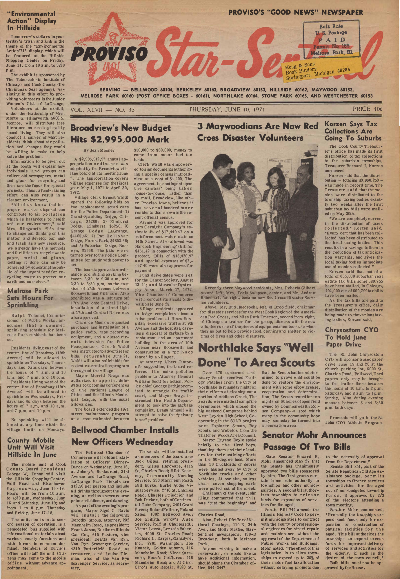 Proviso Star-Sentinel – 19710610