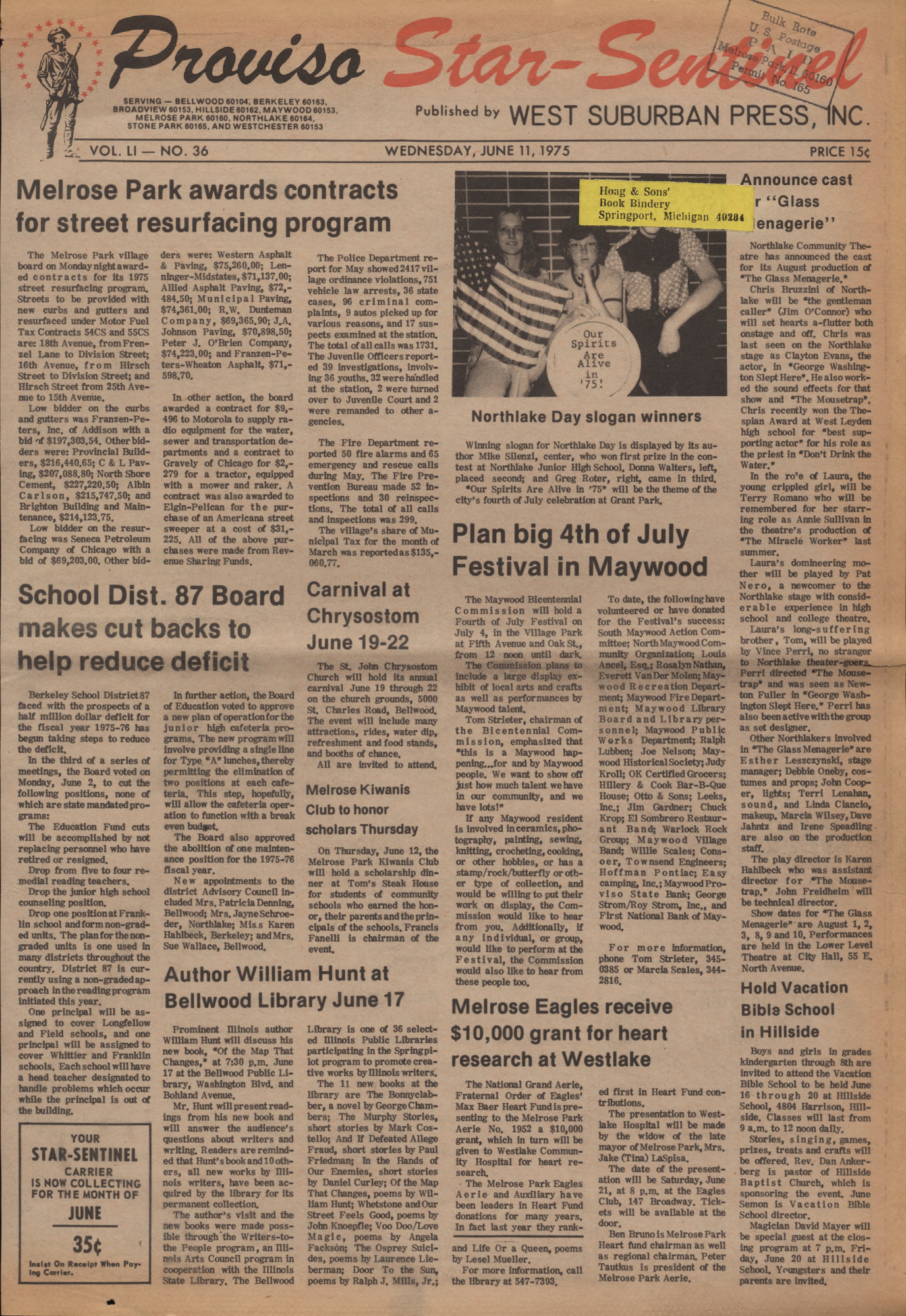 Proviso Star-Sentinel – 19750611