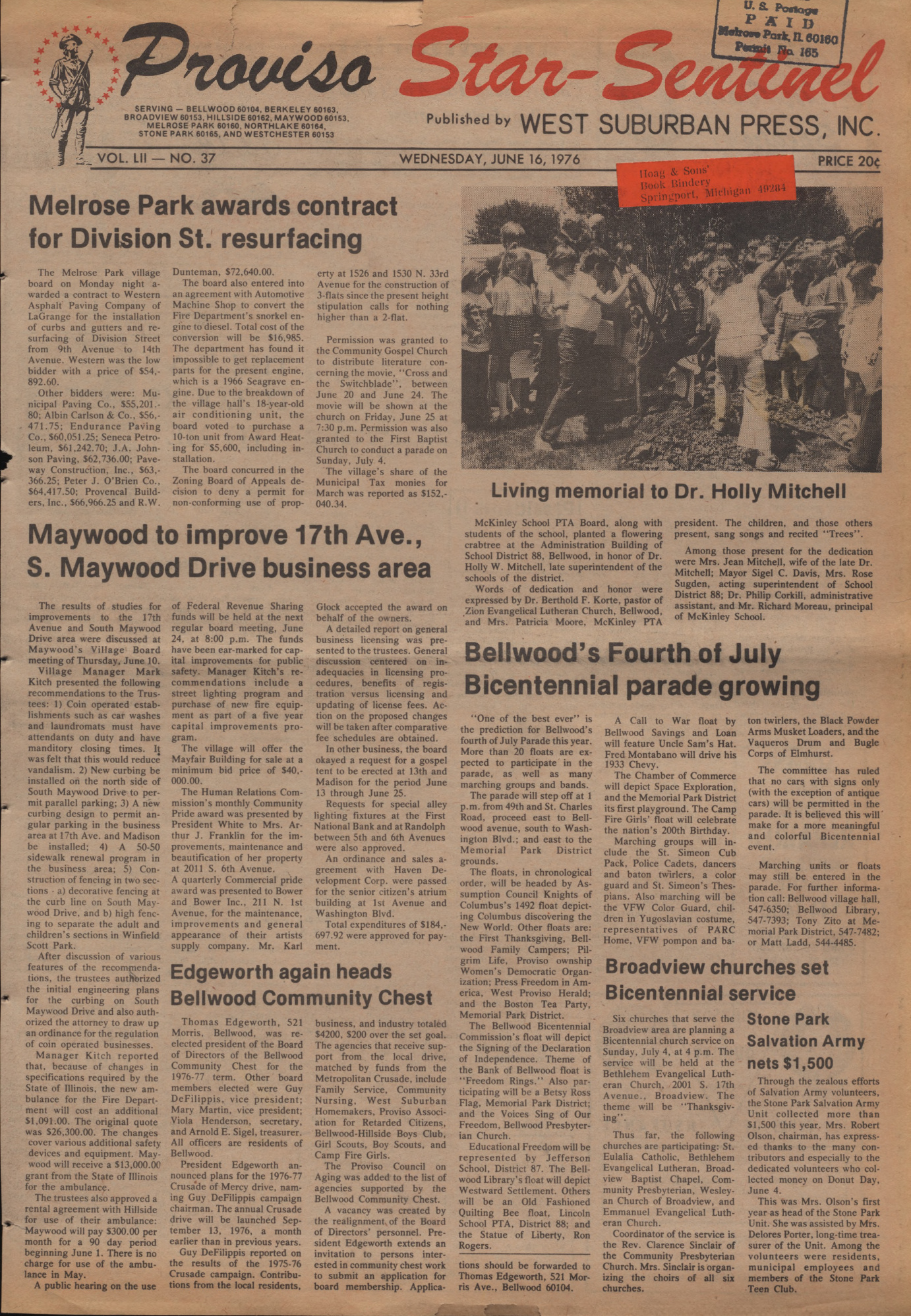 Proviso Star-Sentinel – 19760616