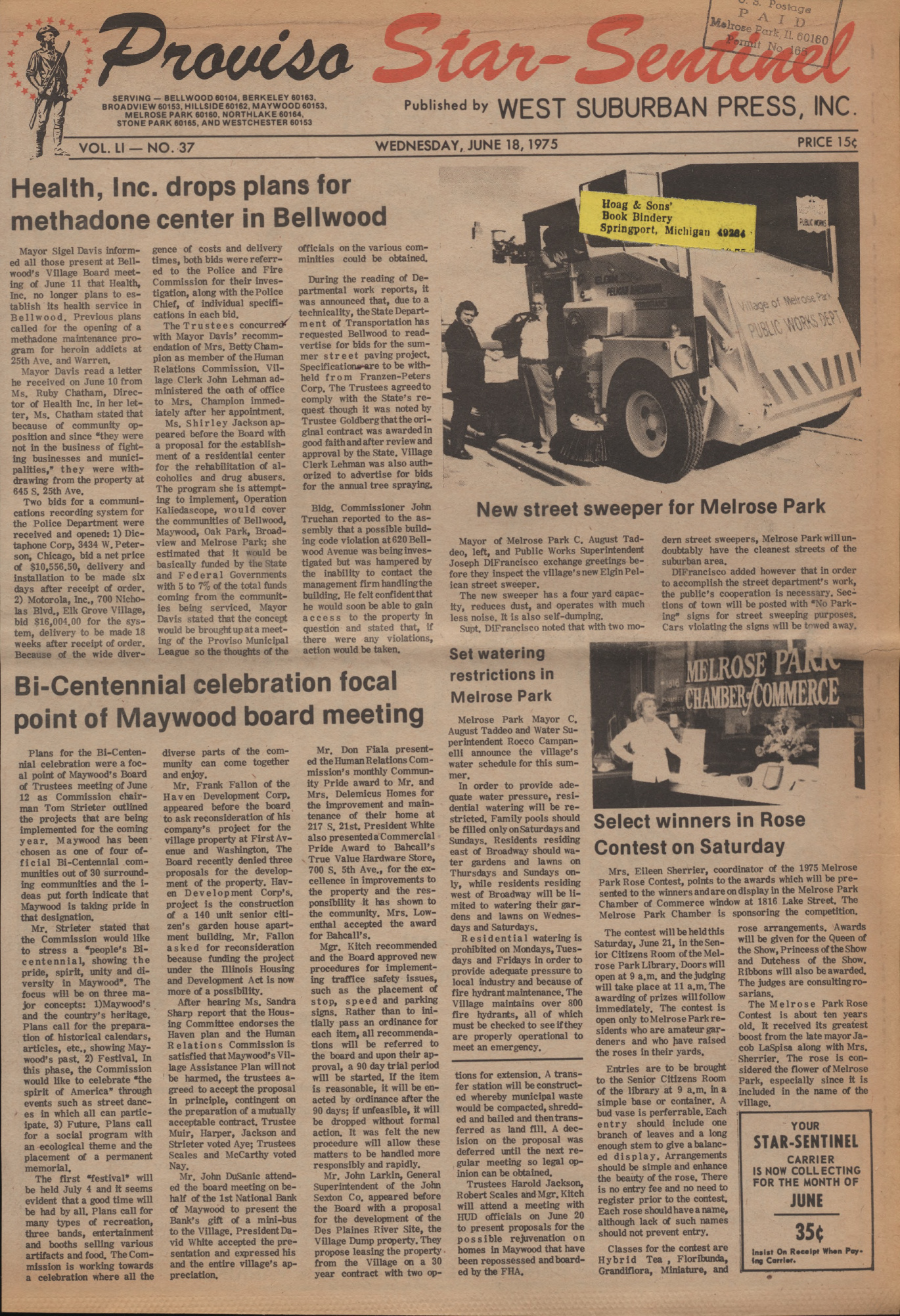 Proviso Star-Sentinel – 19750618