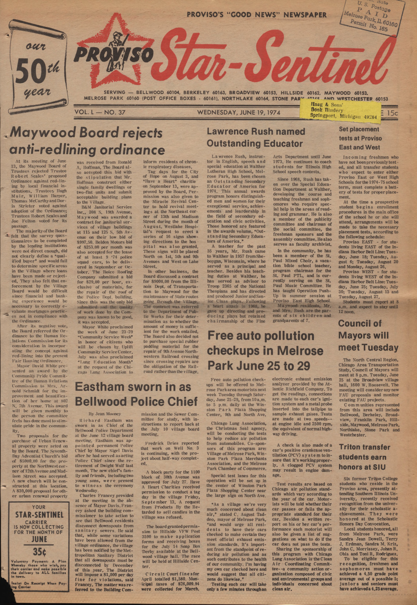 Proviso Star-Sentinel – 19740619