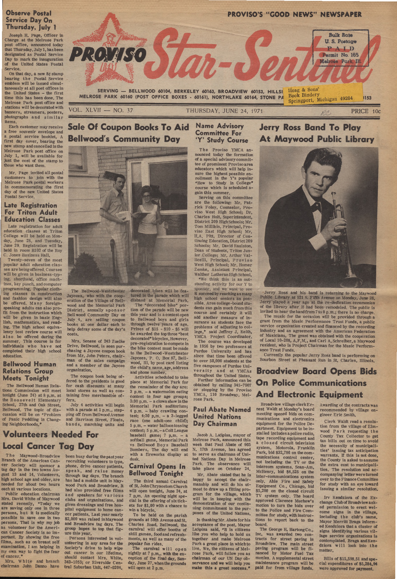 Proviso Star-Sentinel – 19710624