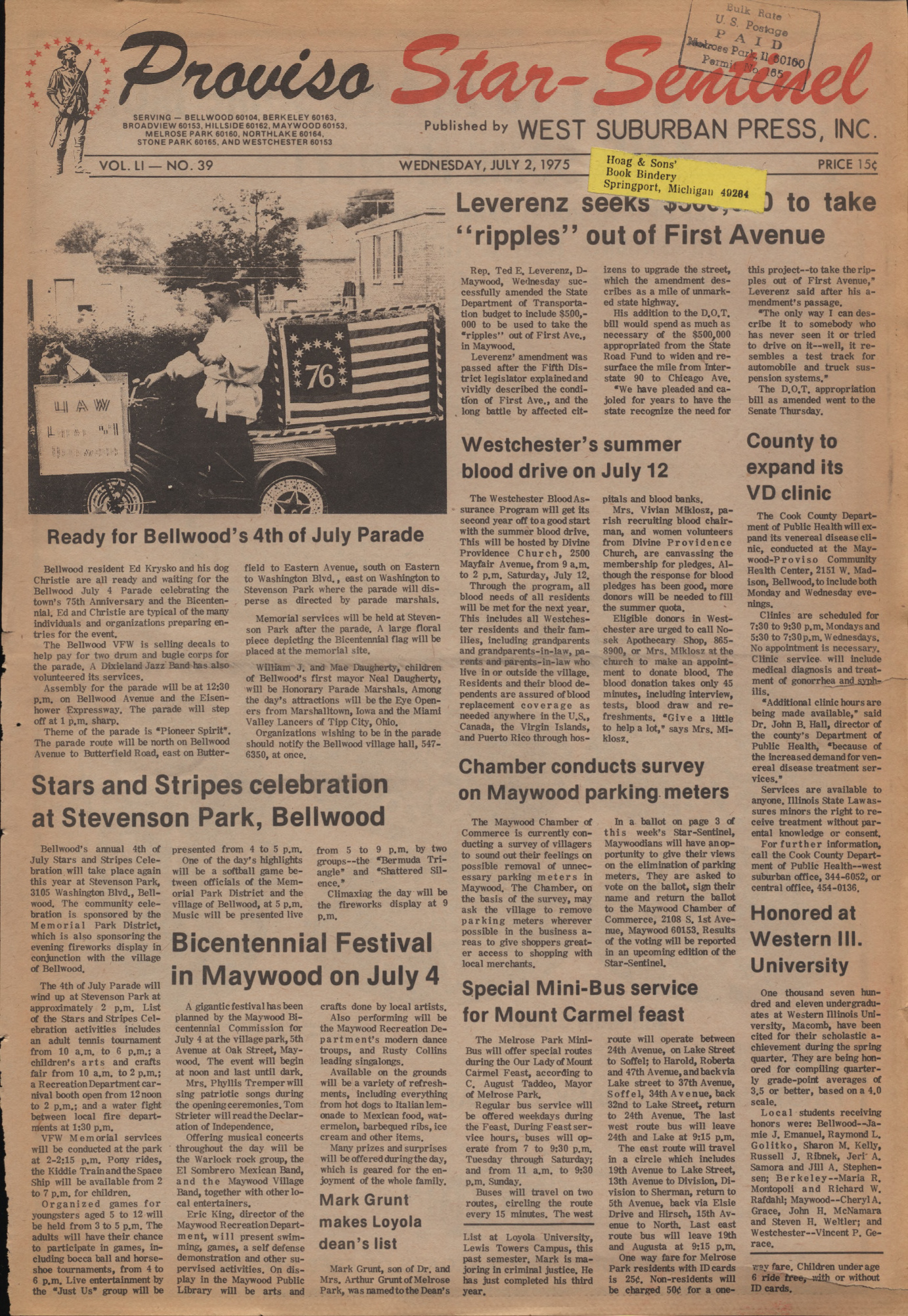 Proviso Star-Sentinel – 19750702