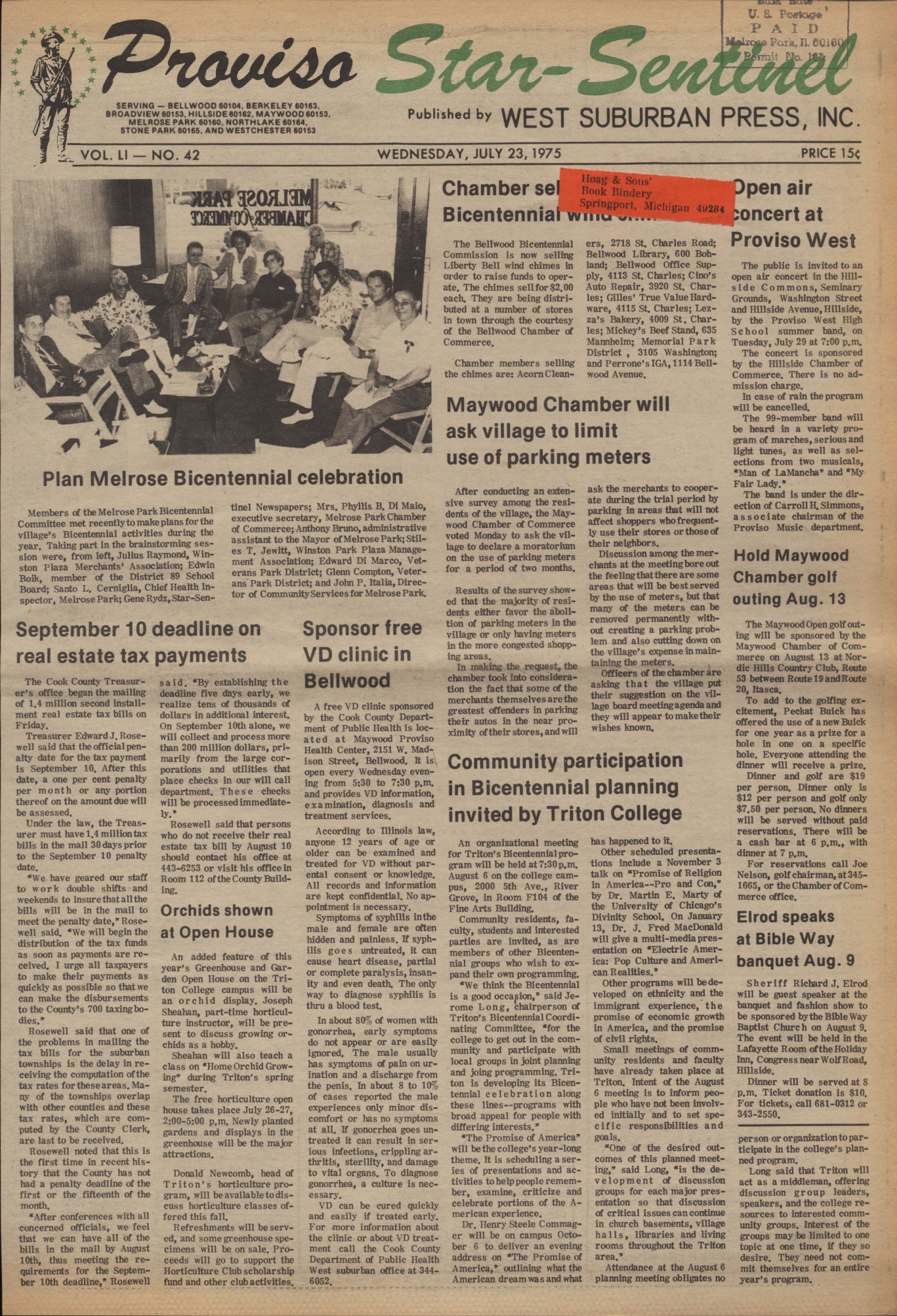 Proviso Star-Sentinel – 19750723