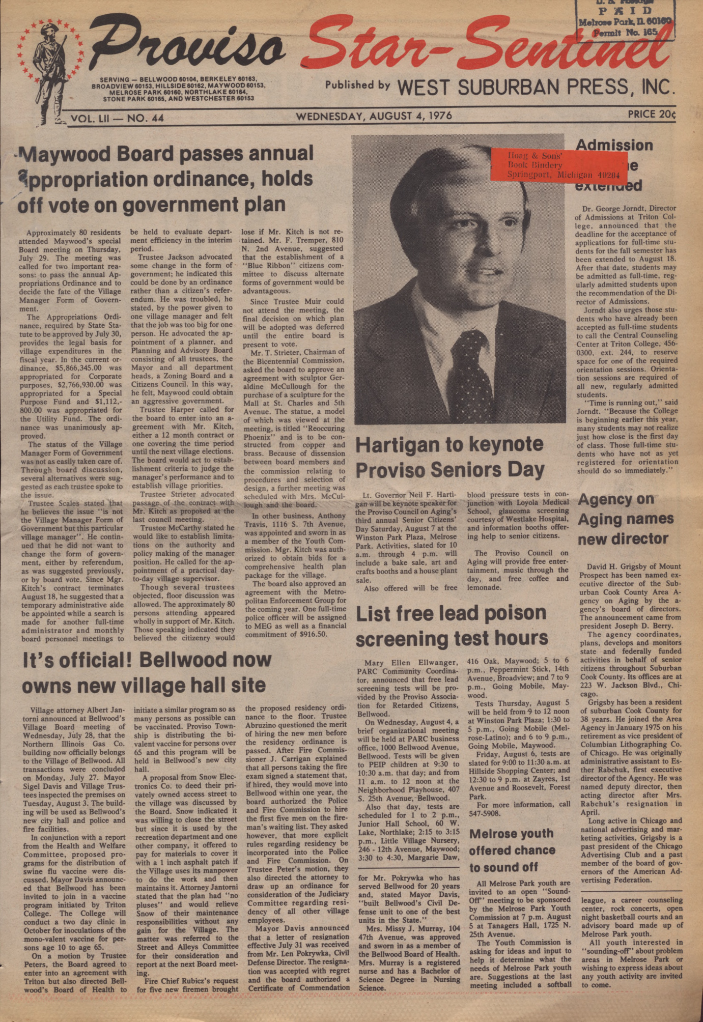 Proviso Star-Sentinel – 19760804