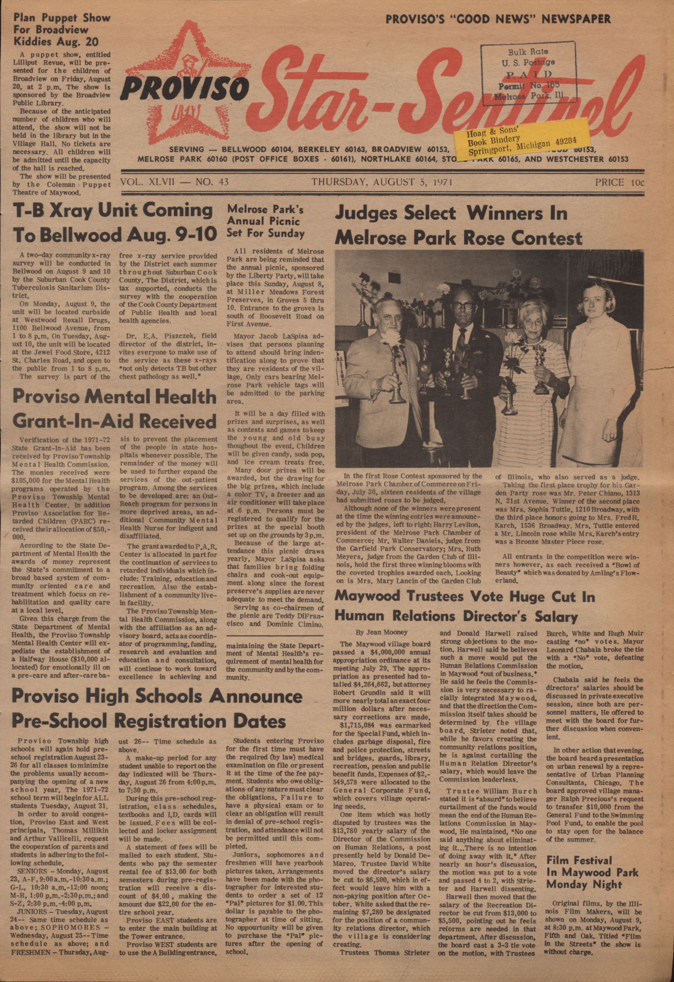 Proviso Star-Sentinel – 19710805