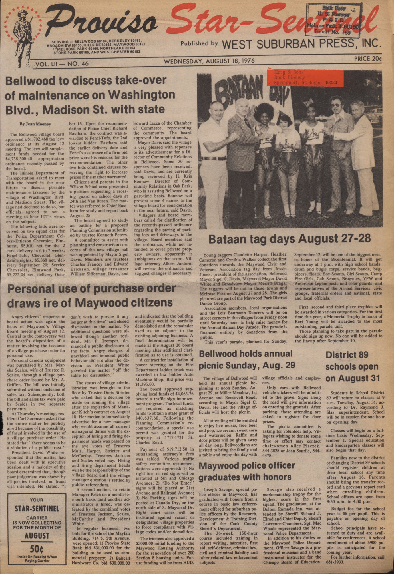 Proviso Star-Sentinel – 19760818