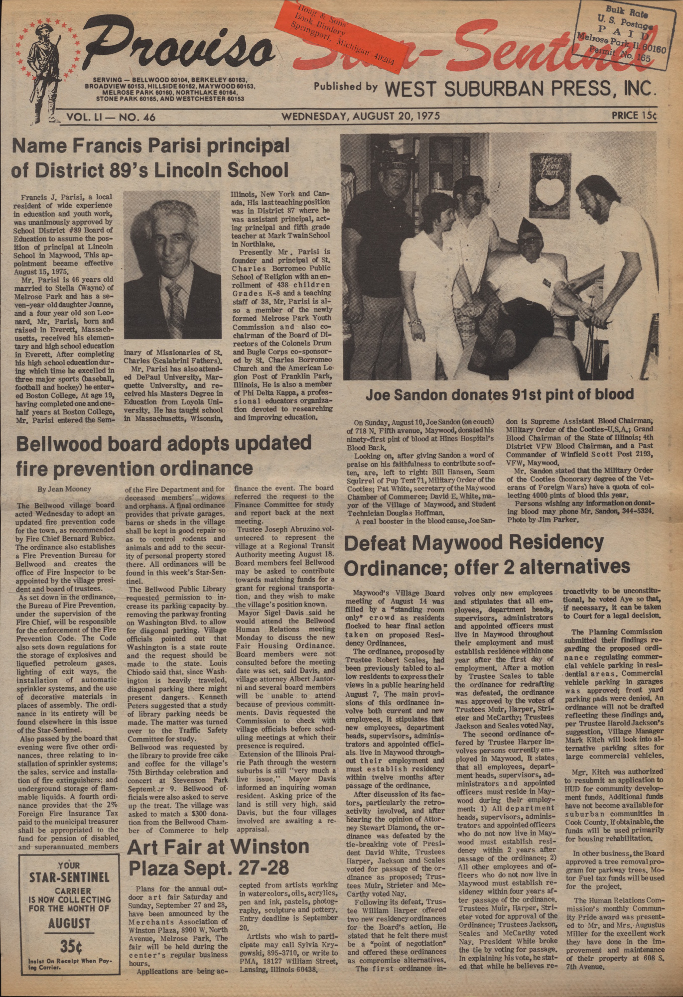 Proviso Star-Sentinel – 19750820
