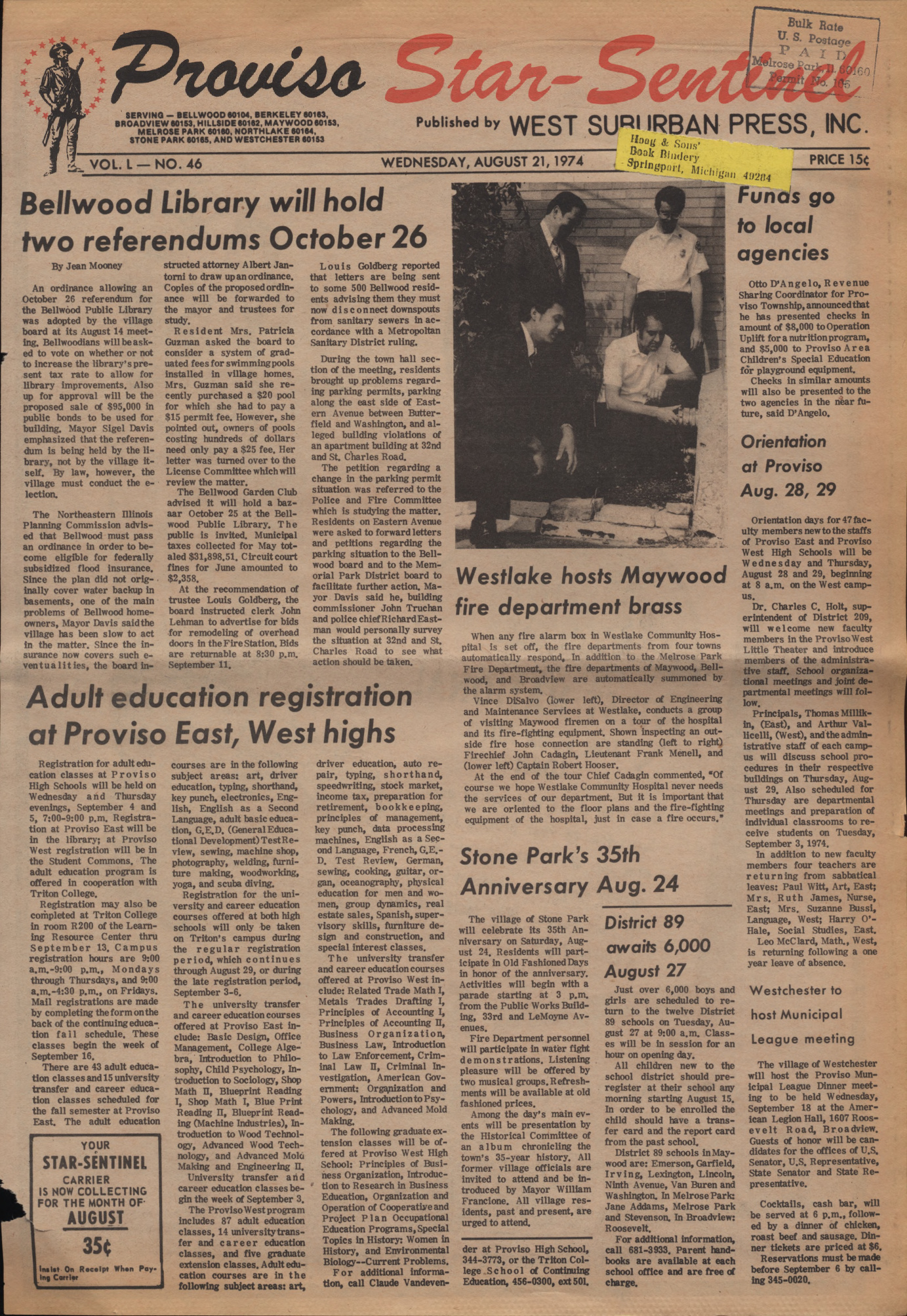 Proviso Star-Sentinel – 19740821