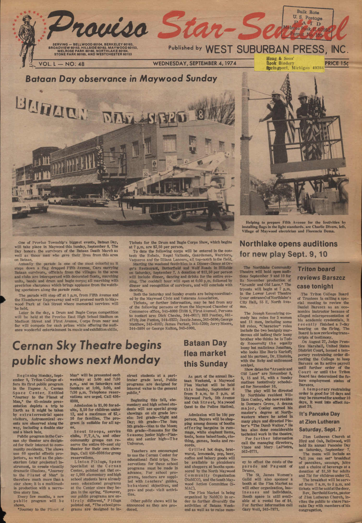 Proviso Star-Sentinel – 19740924
