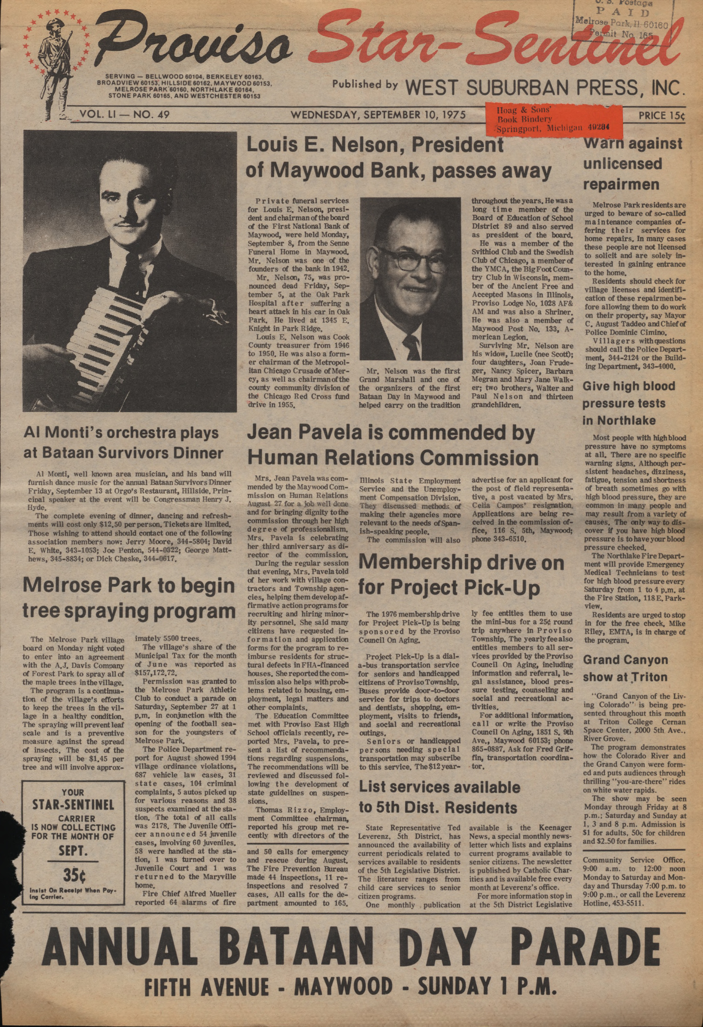 Proviso Star-Sentinel – 19750910