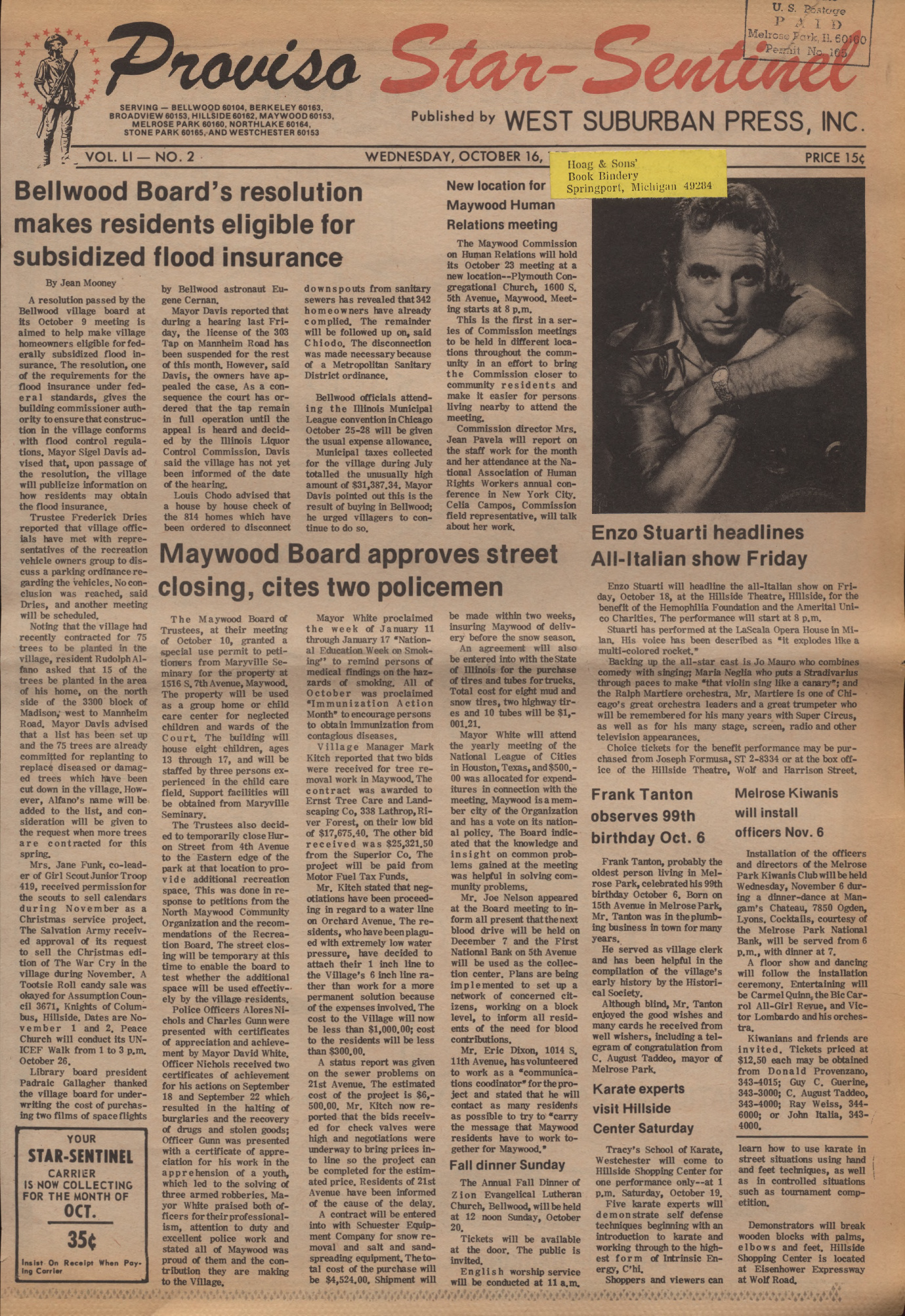 Proviso Star-Sentinel – 19741016