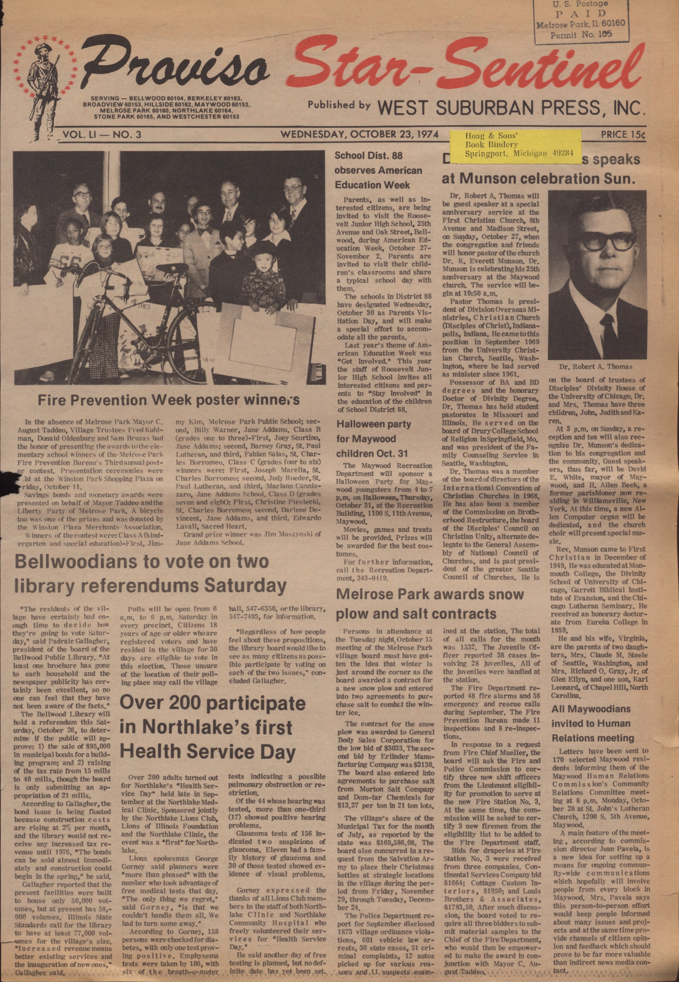 Proviso Star-Sentinel – 19741023