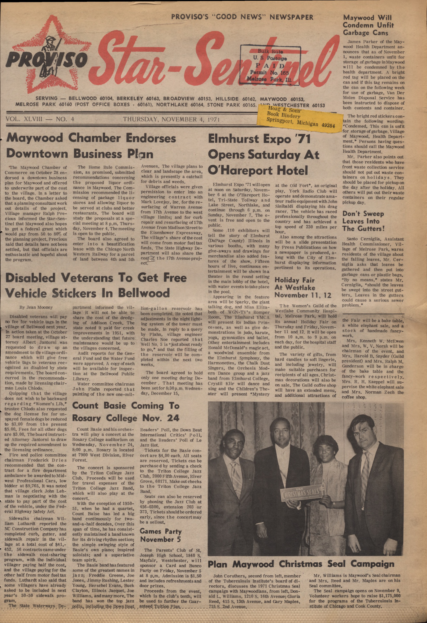 Proviso Star-Sentinel – 19711104