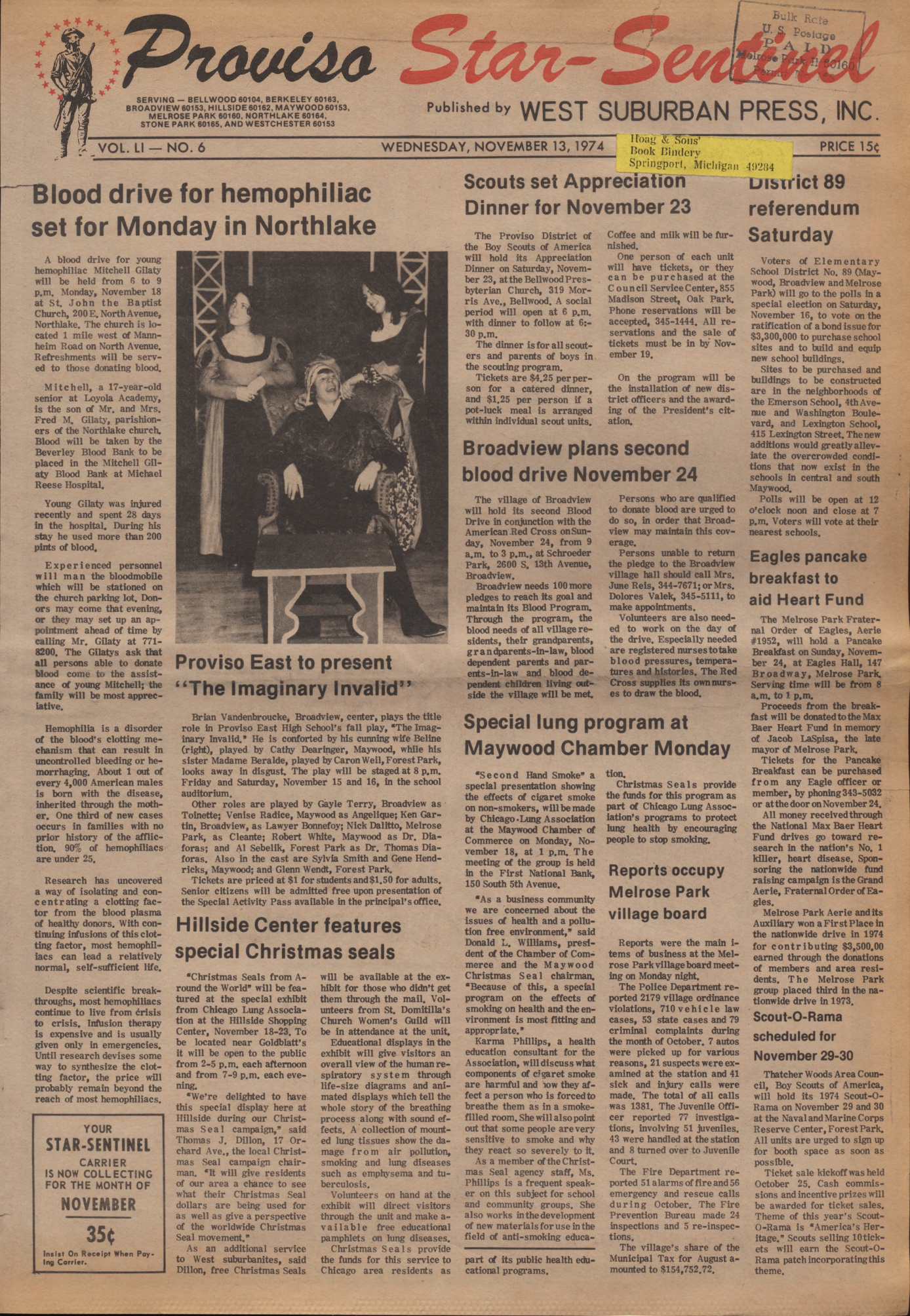 Proviso Star-Sentinel – 19741113