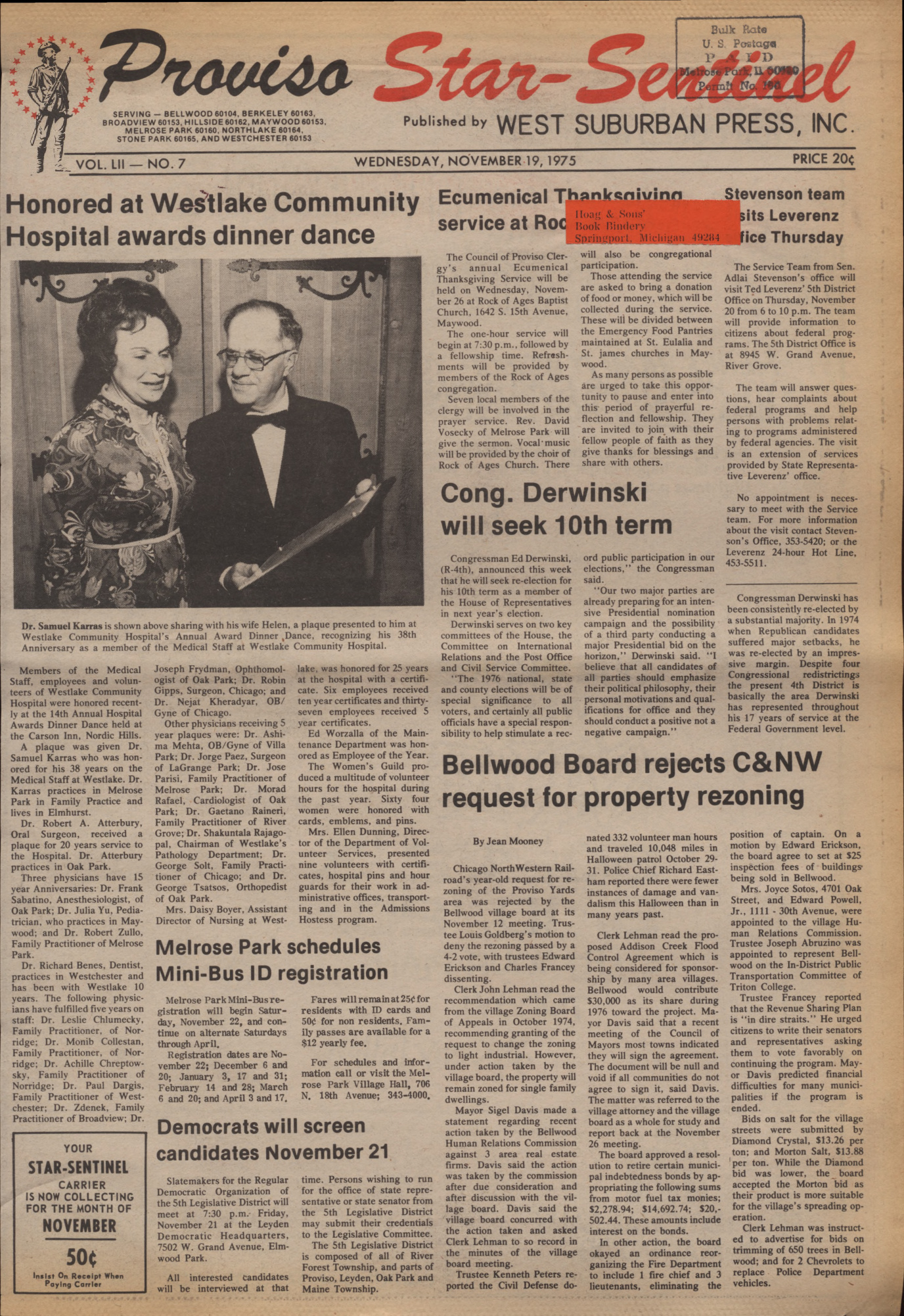 Proviso Star-Sentinel – 19751119