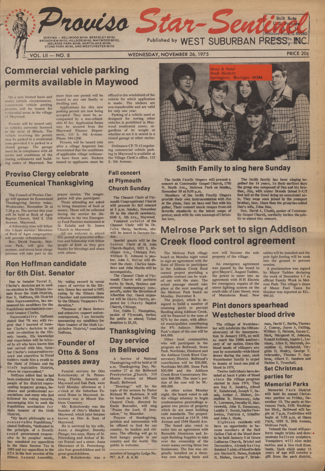 Proviso Star-Sentinel – 19751126