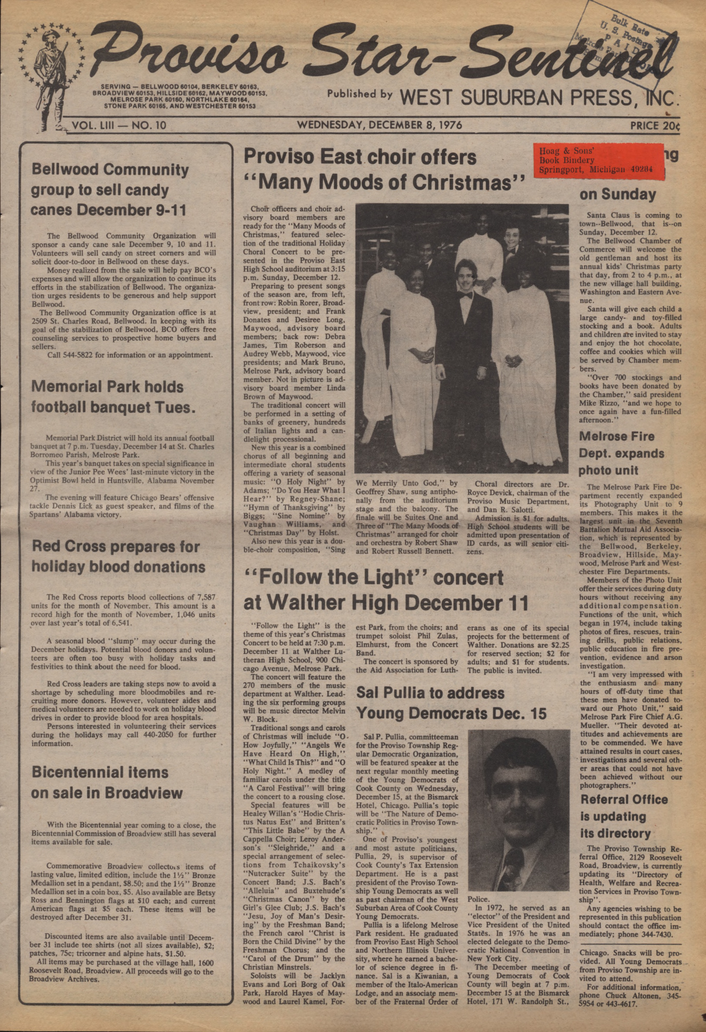 Proviso Star-Sentinel – 19761208