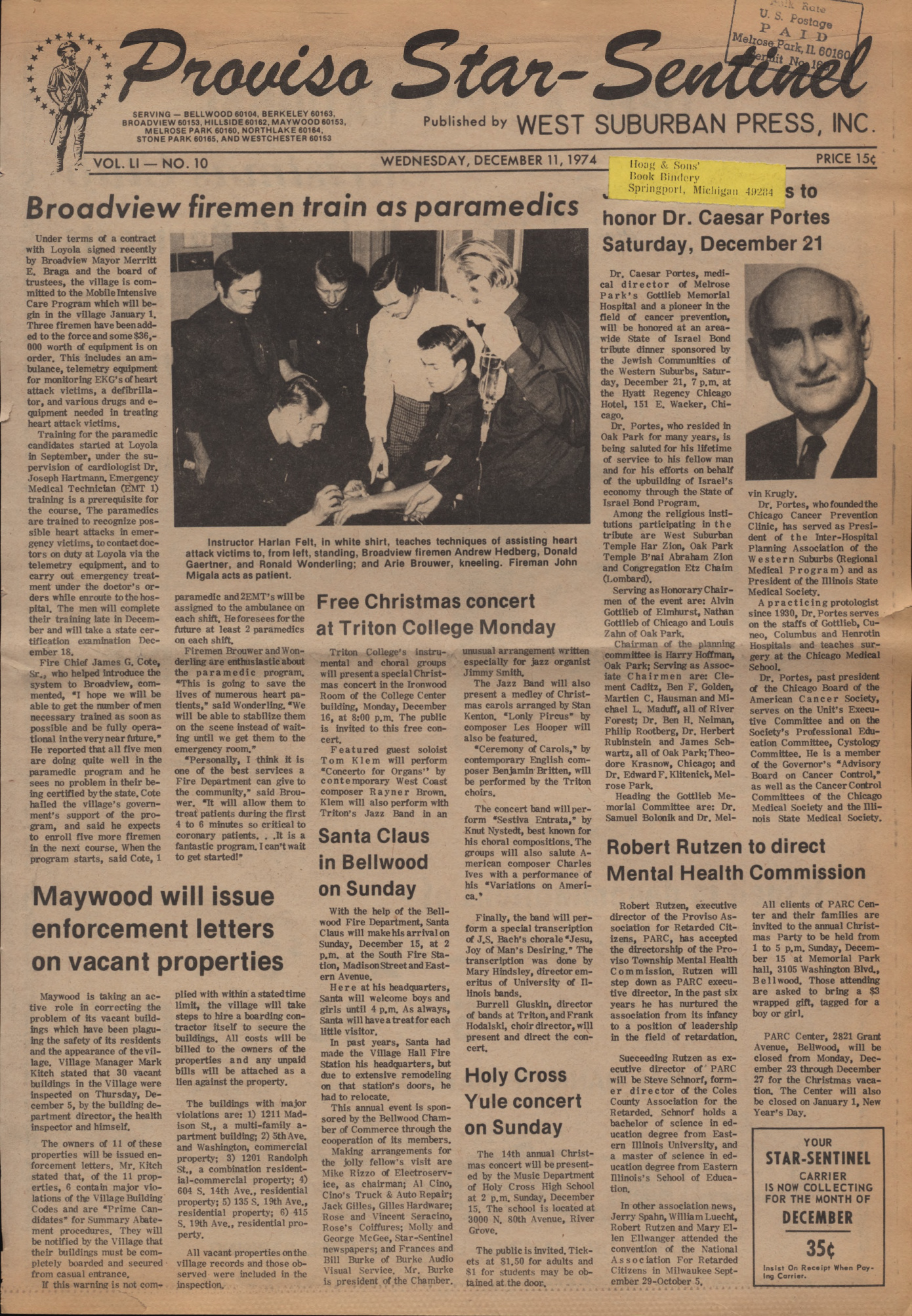 Proviso Star-Sentinel – 19741211