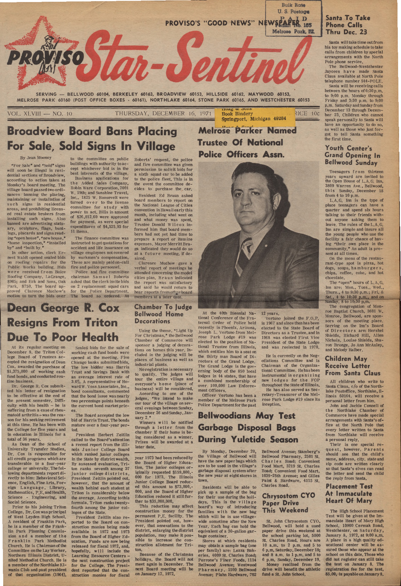 Proviso Star-Sentinel – 19711216