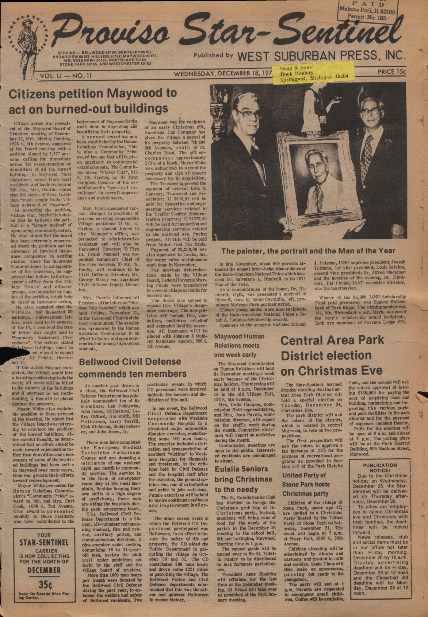 Proviso Star-Sentinel – 19741218
