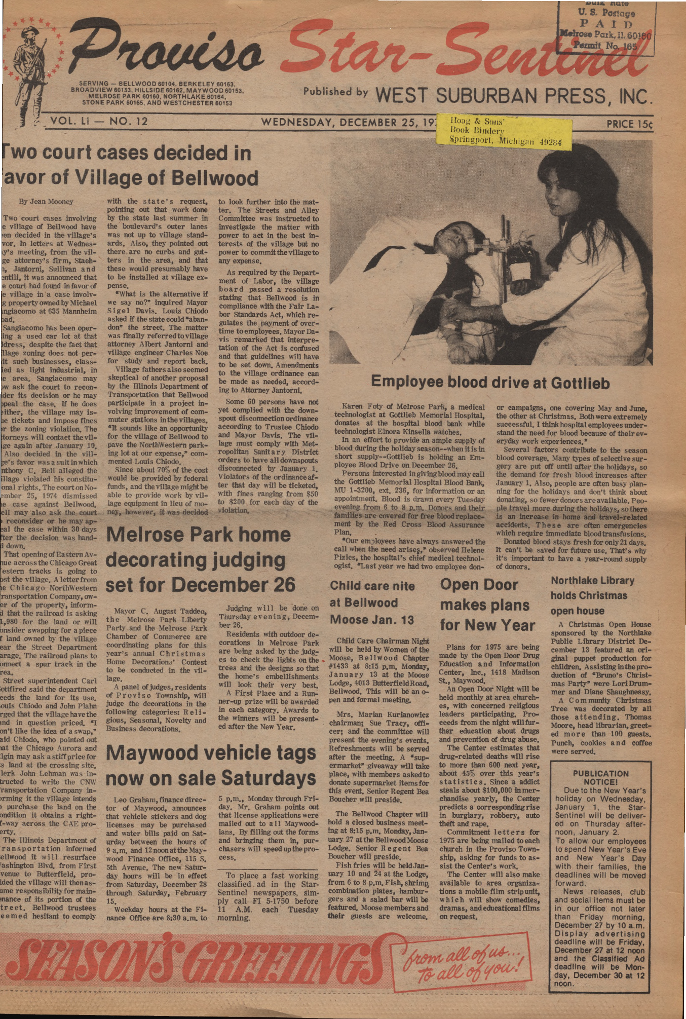 Proviso Star-Sentinel – 19741225