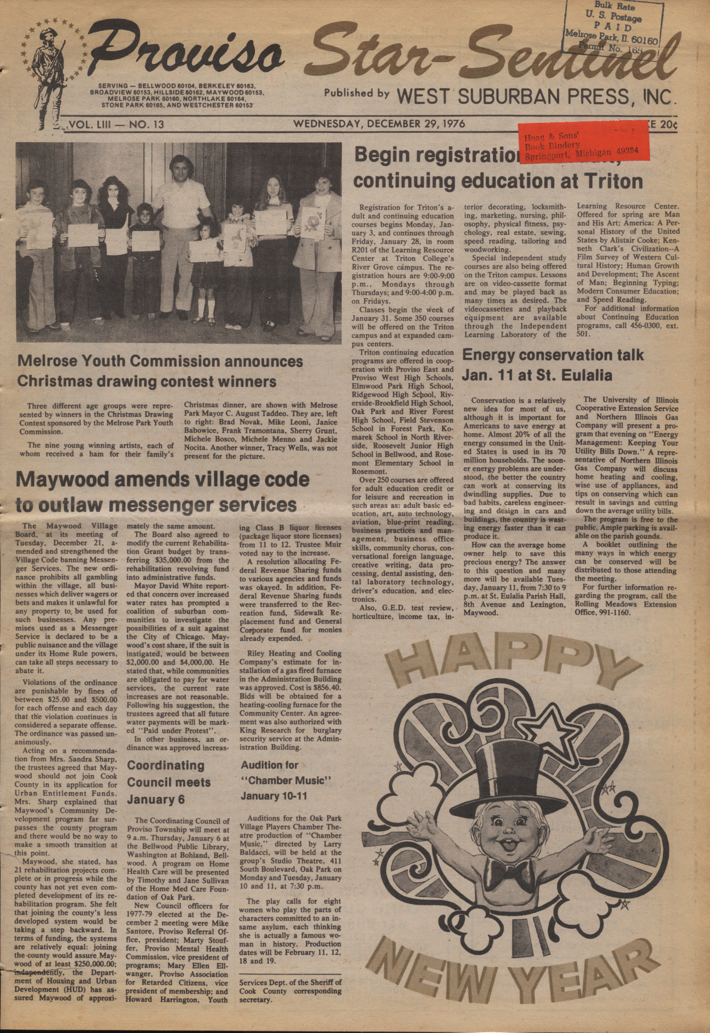 Proviso Star-Sentinel – 19761229