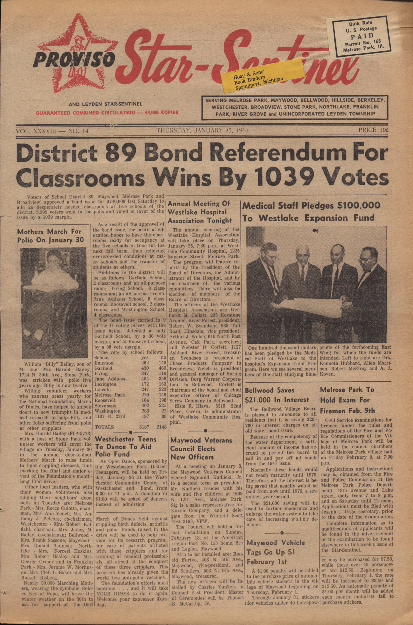 Proviso Star-Sentinel – 19620125