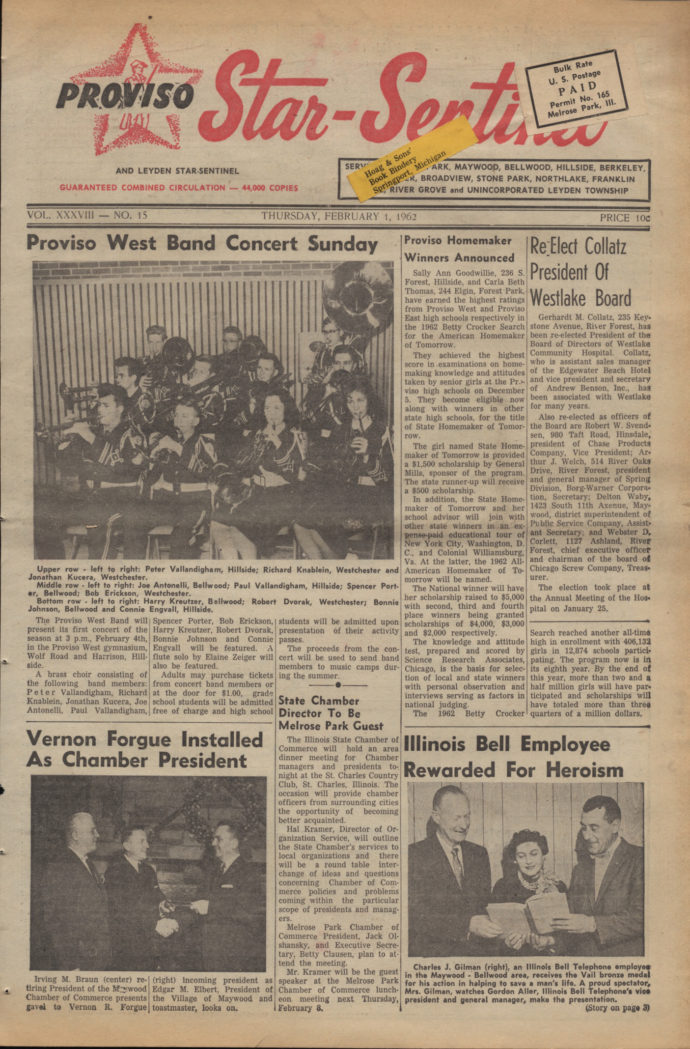Proviso Star-Sentinel – 19620201
