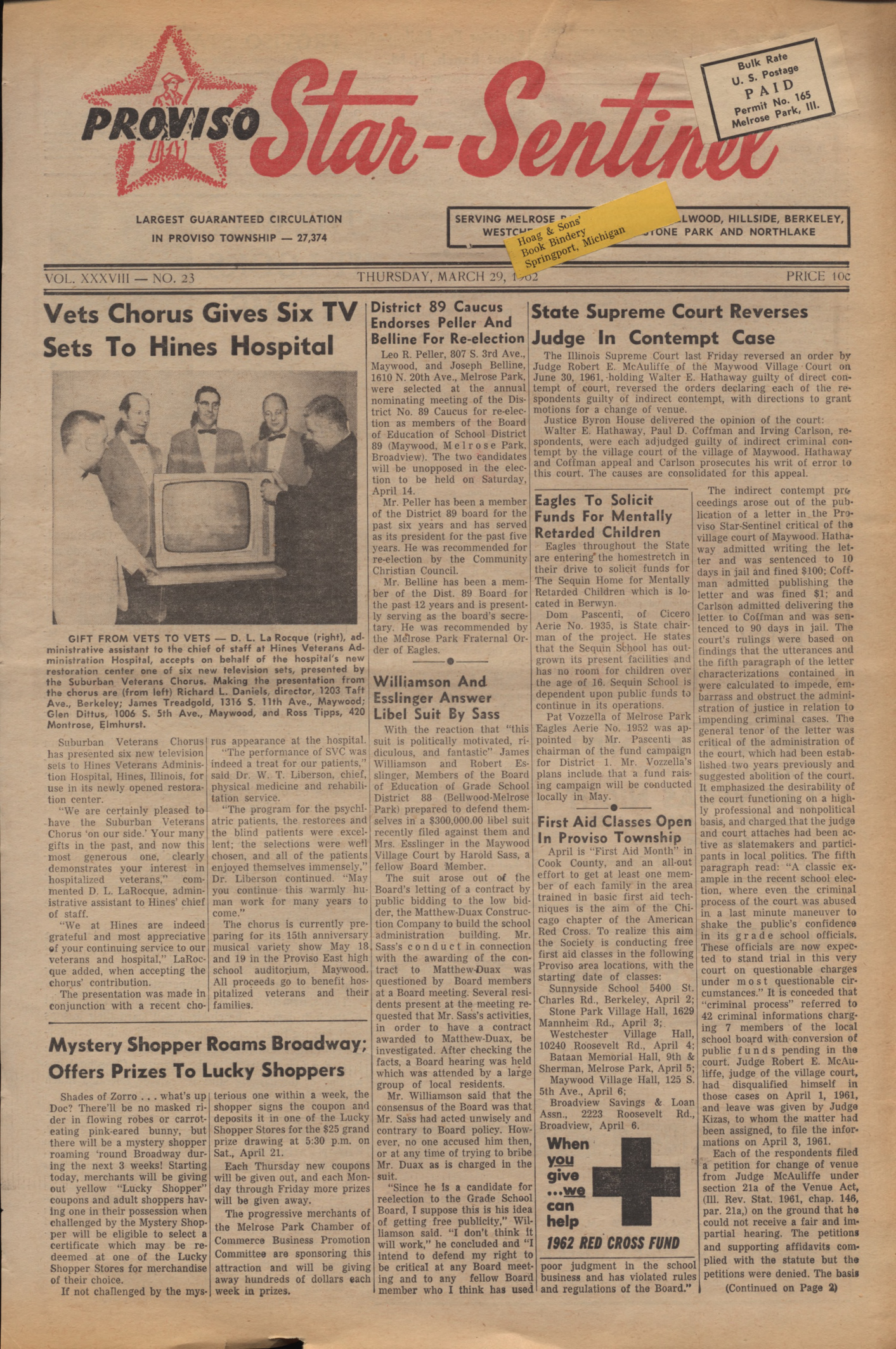 Proviso Star-Sentinel – 19620329