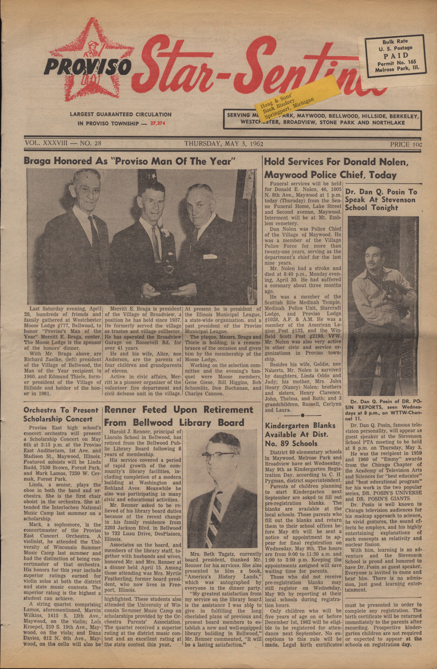 Proviso Star-Sentinel – 19620503