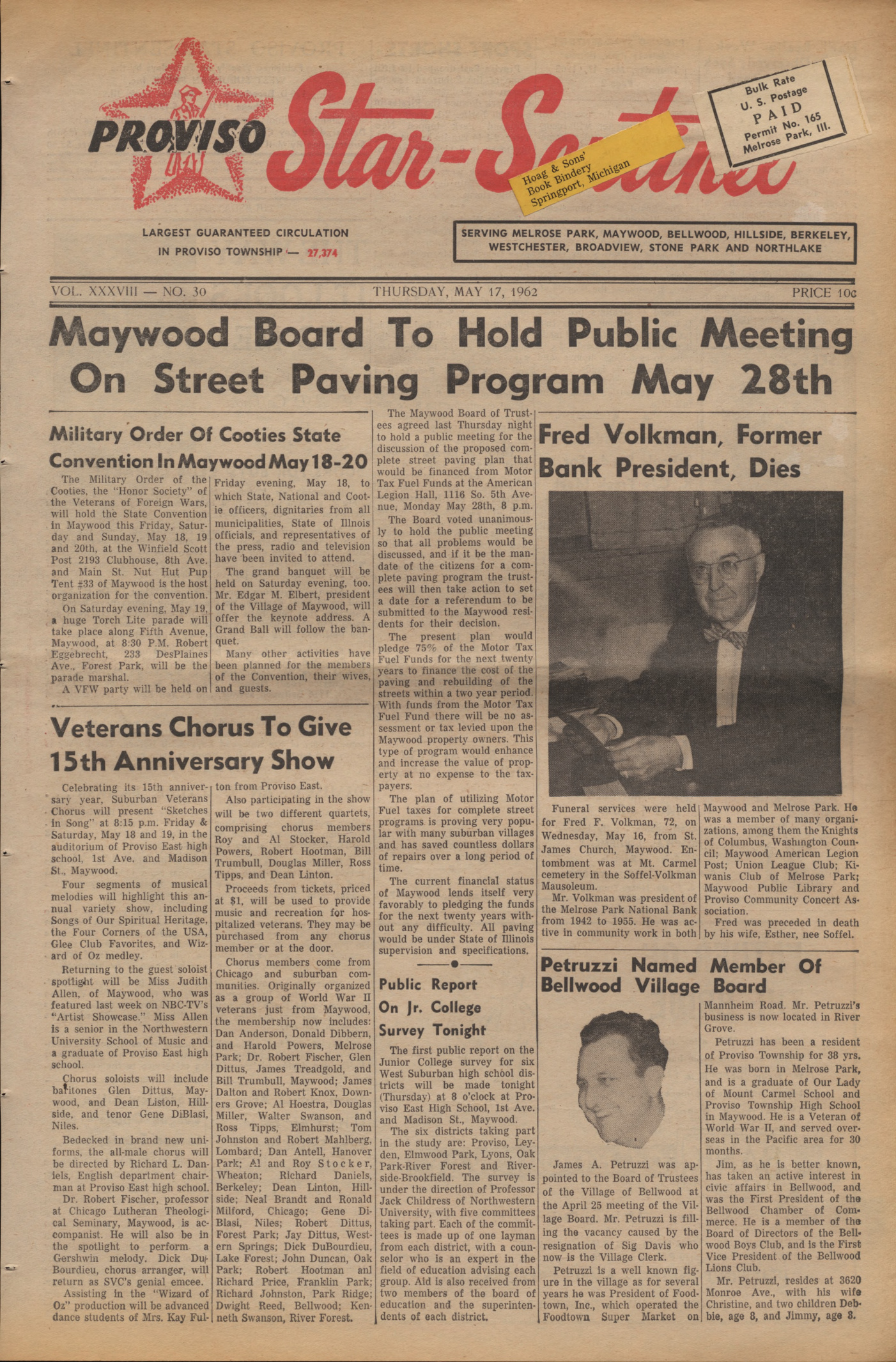Proviso Star-Sentinel – 19620517