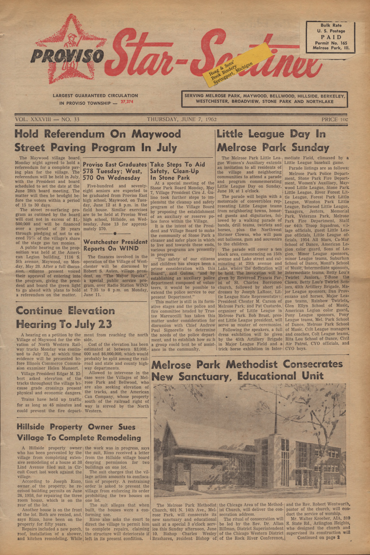 Proviso Star-Sentinel – 19620607