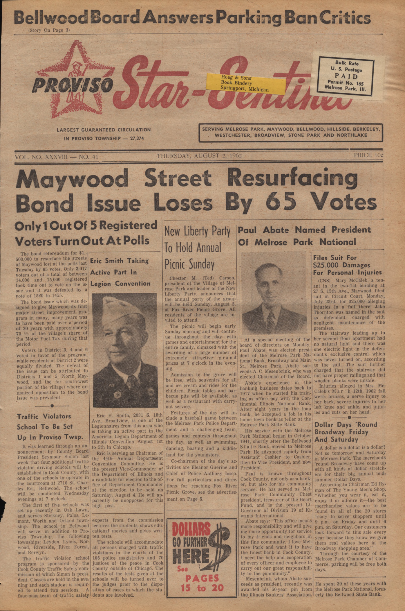 Proviso Star-Sentinel – 19620802