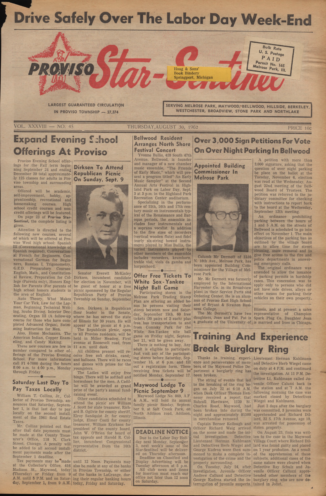 Proviso Star-Sentinel – 19620830