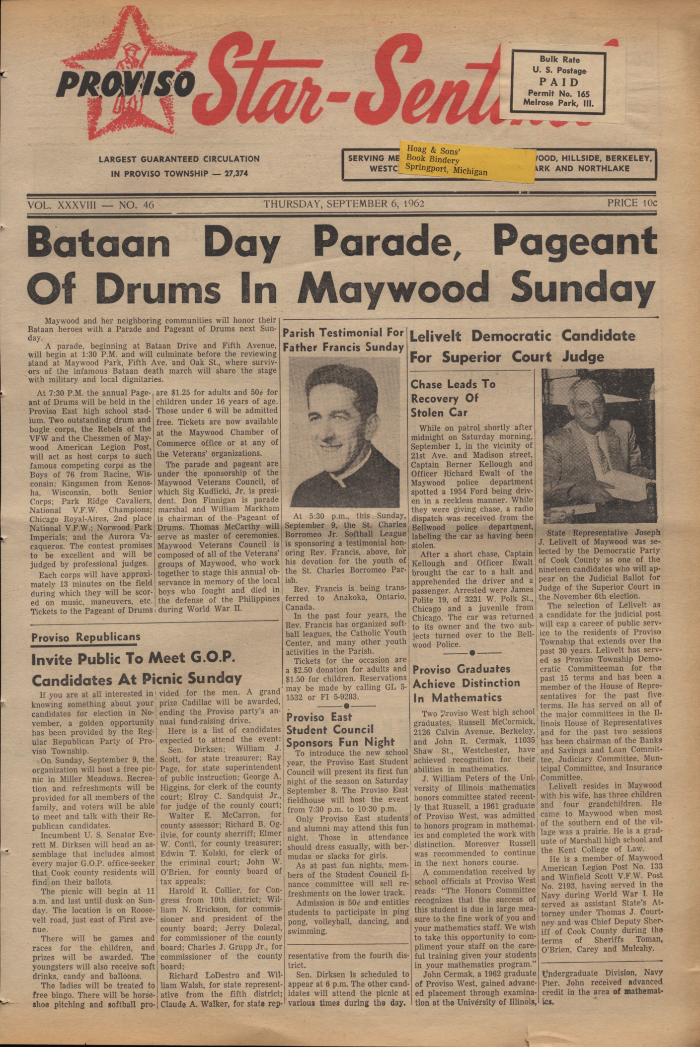 Proviso Star-Sentinel – 19620906