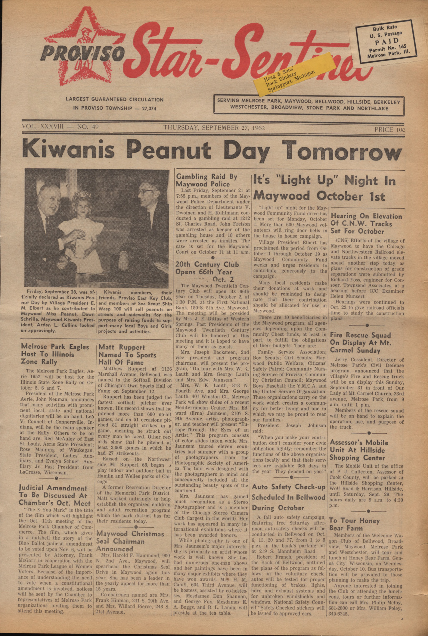 Proviso Star-Sentinel – 19620927