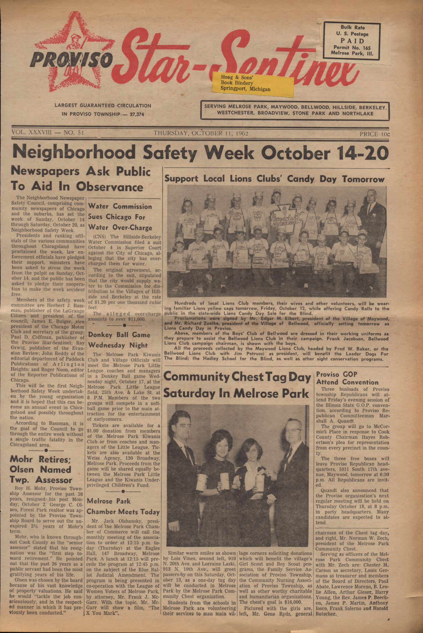 Proviso Star-Sentinel – 19621011