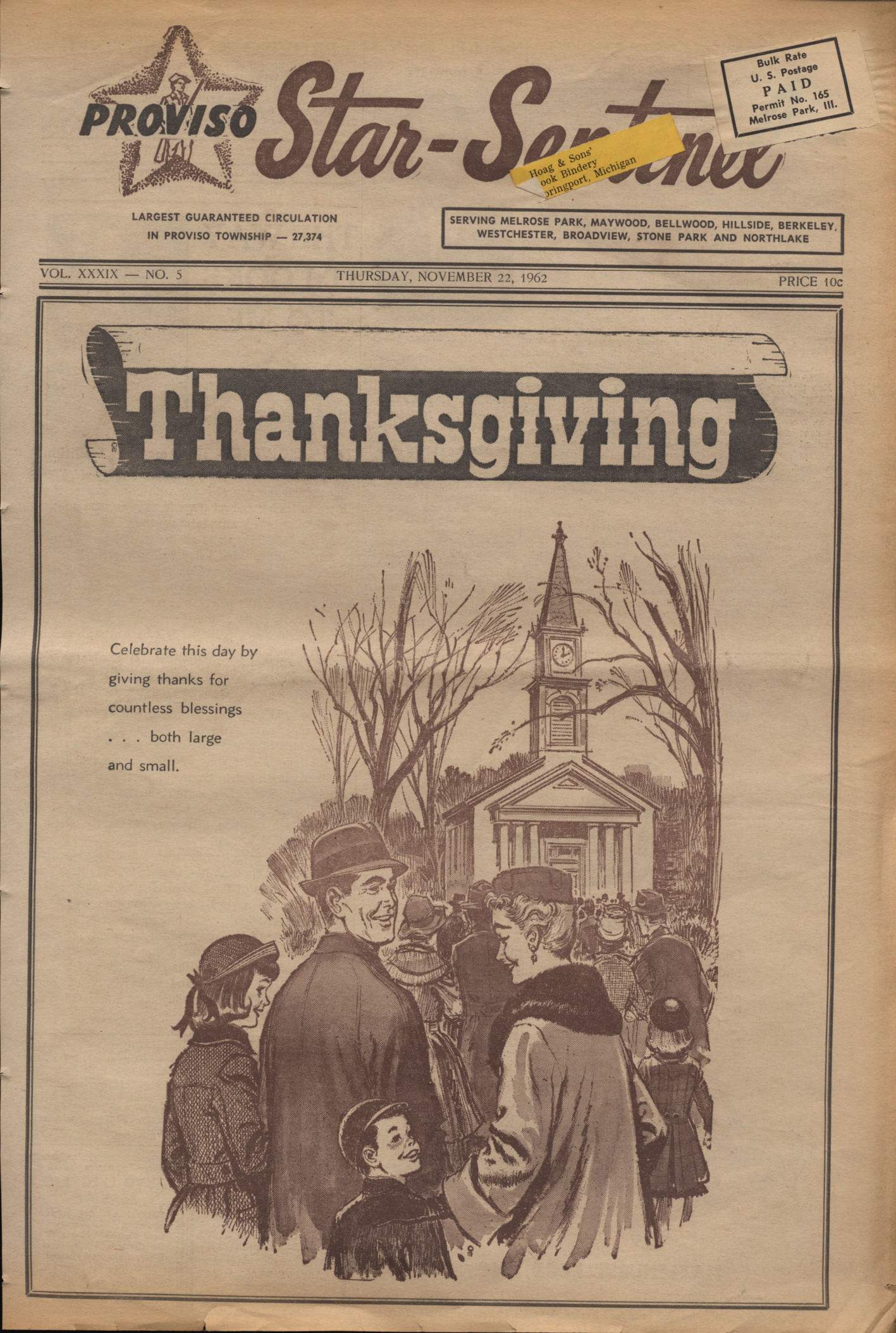 Proviso Star-Sentinel – 19621122