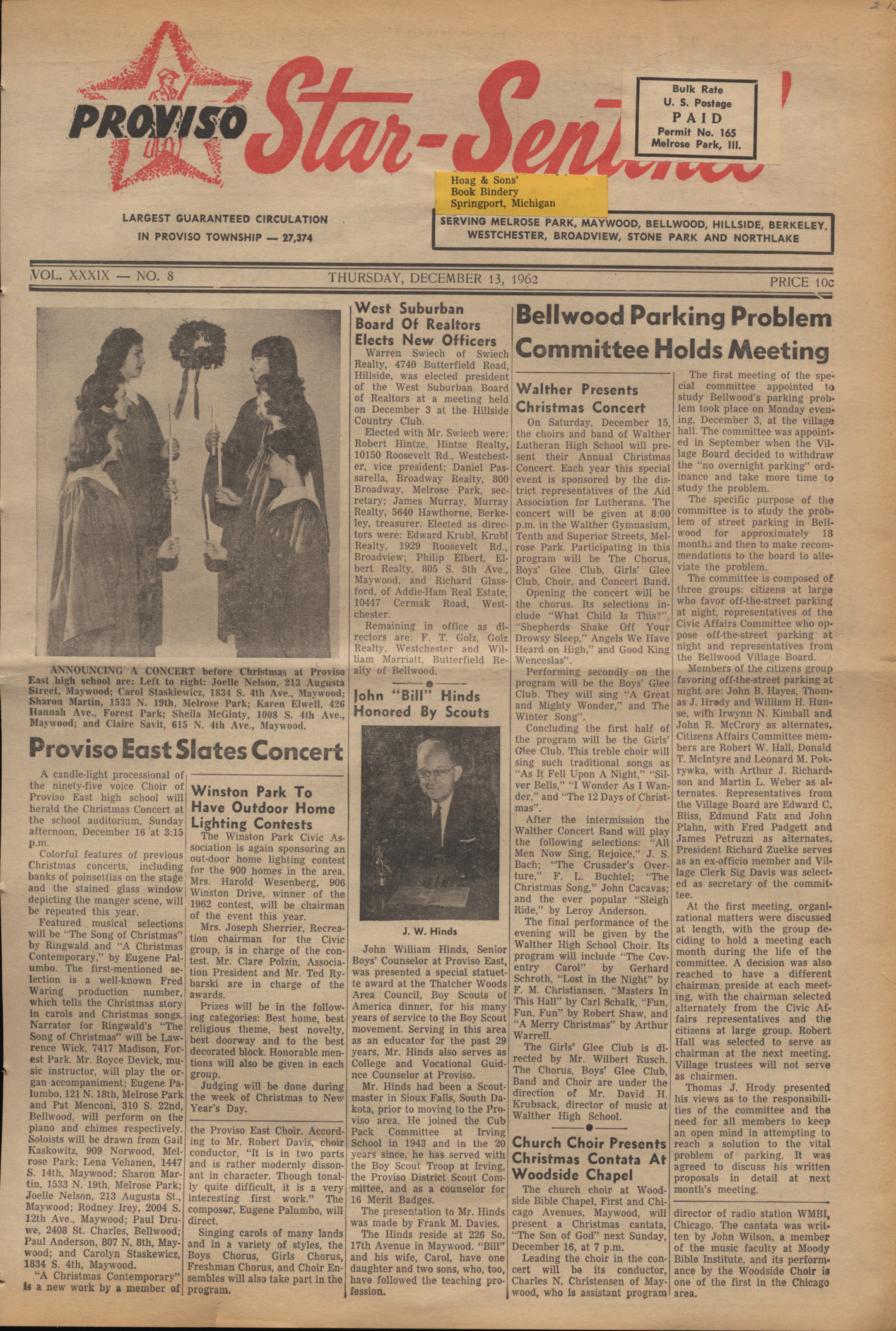 Proviso Star-Sentinel – 19621213