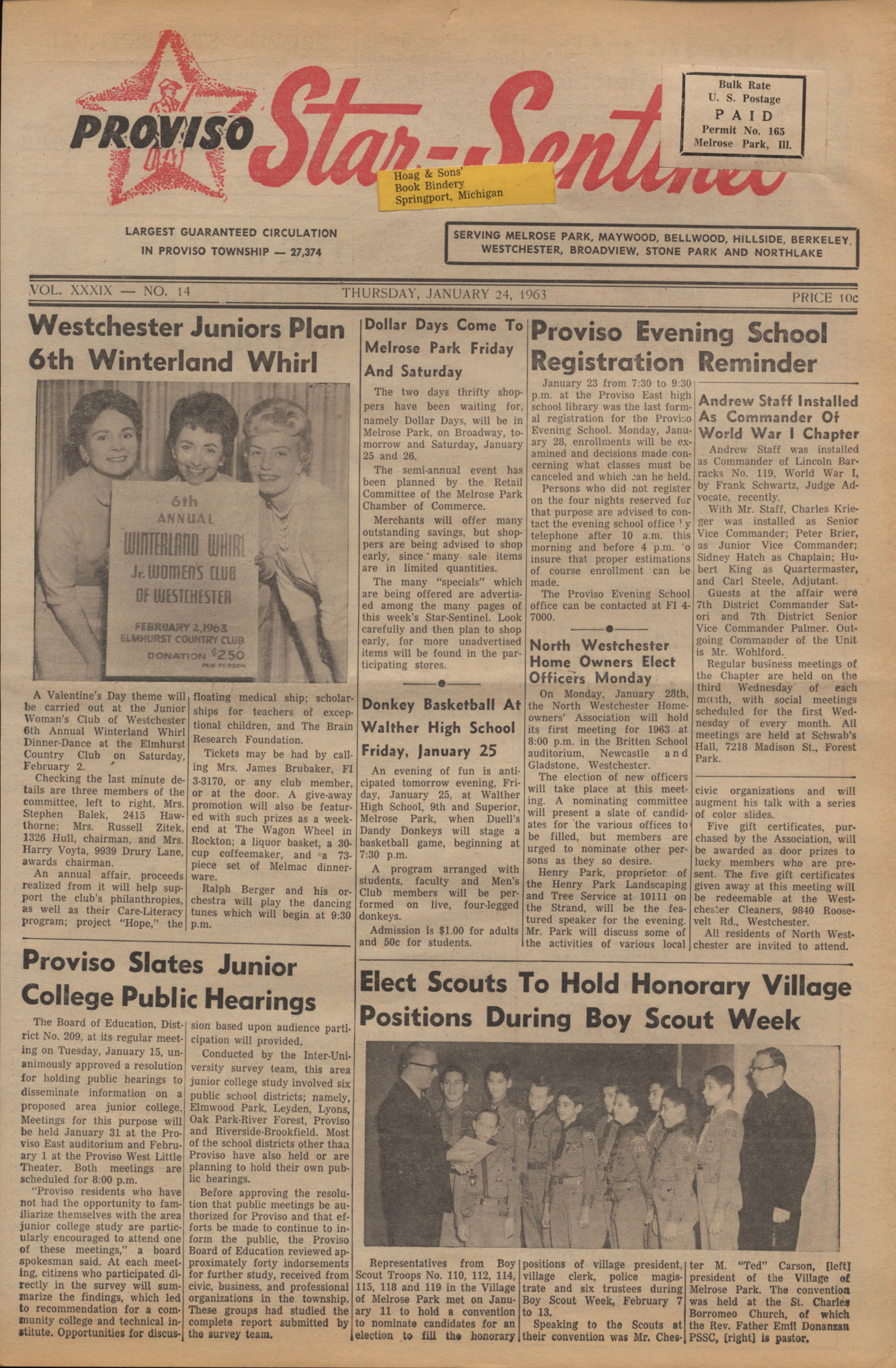 Proviso Star-Sentinel – 19630124