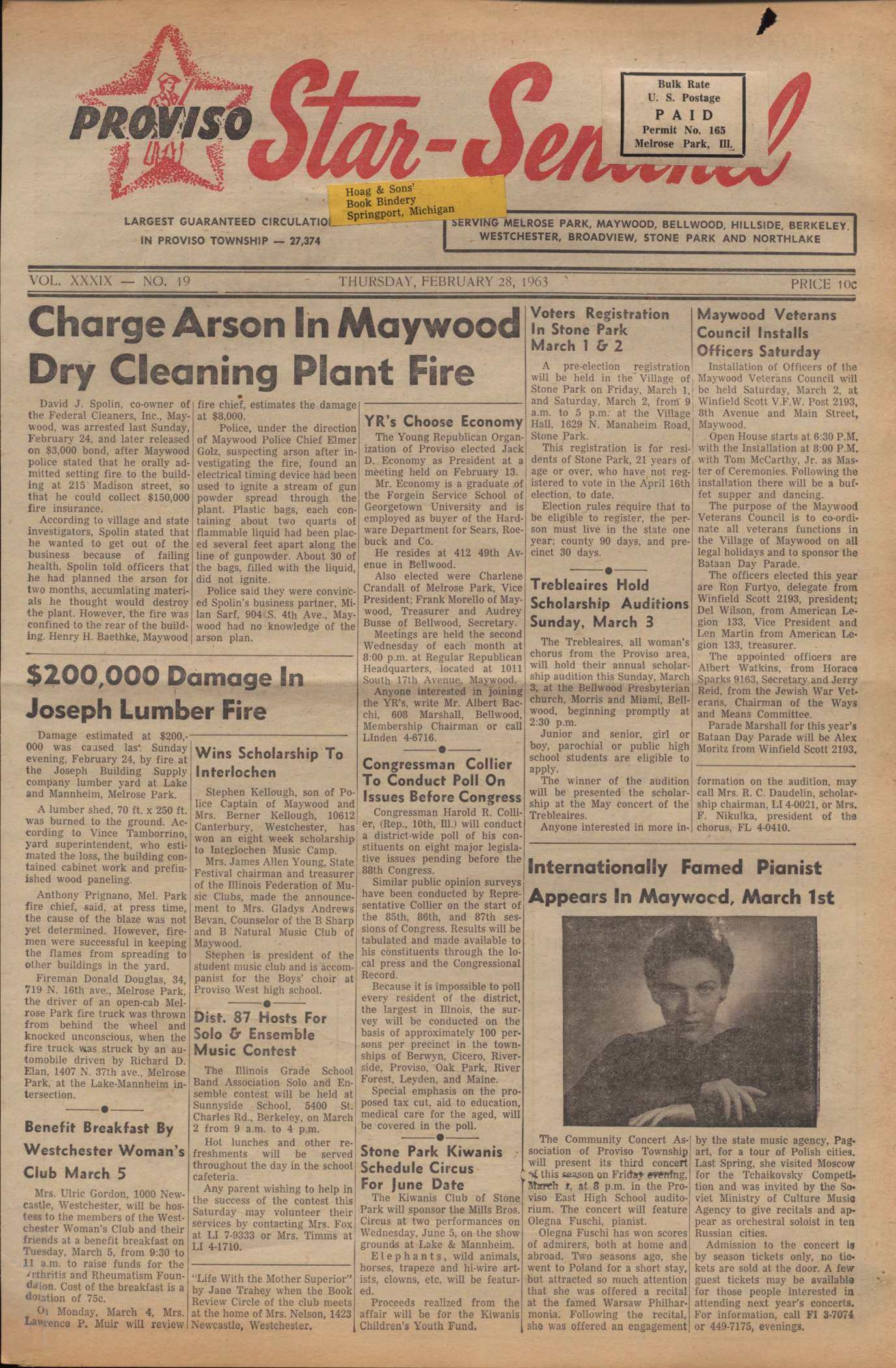 Proviso Star-Sentinel – 19630228