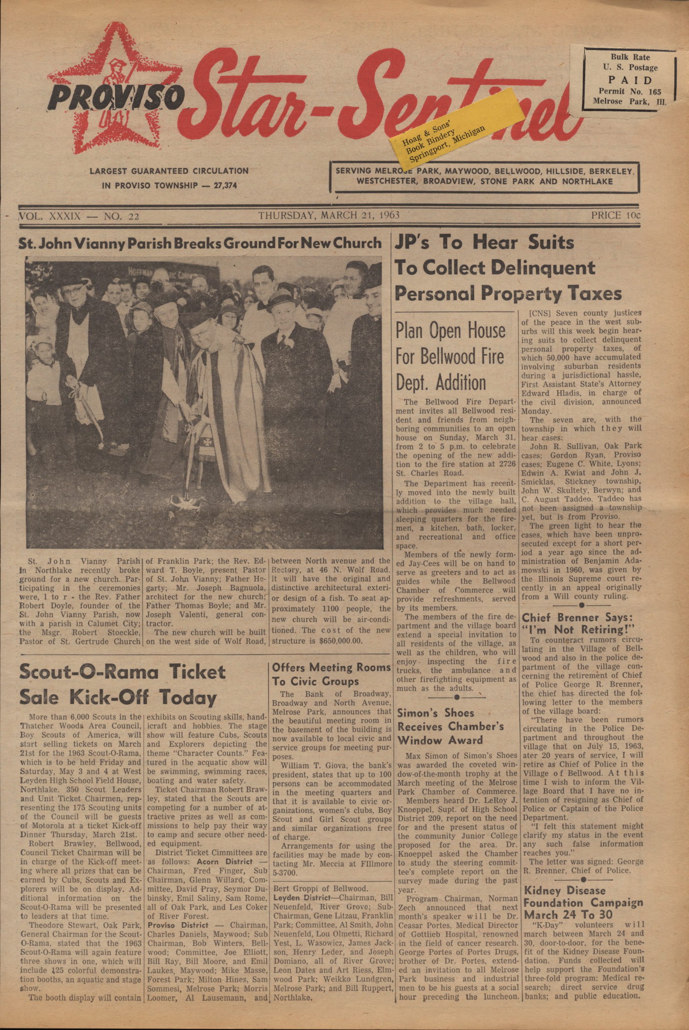 Proviso Star-Sentinel – 19630321