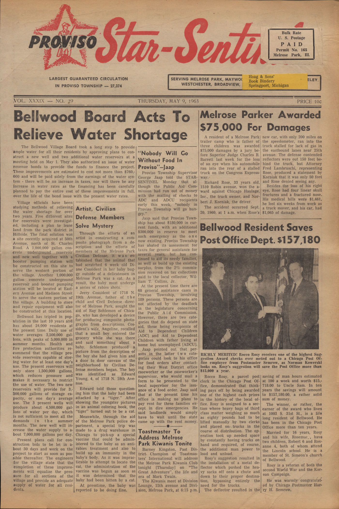 Proviso Star-Sentinel – 19630509
