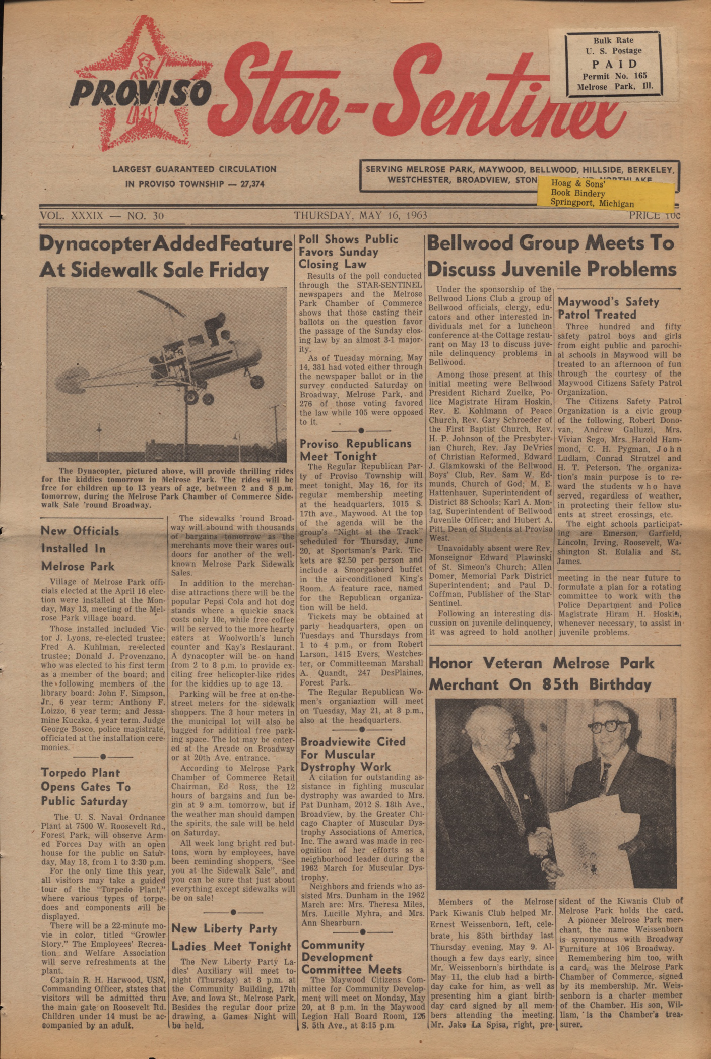 Proviso Star-Sentinel – 19630516