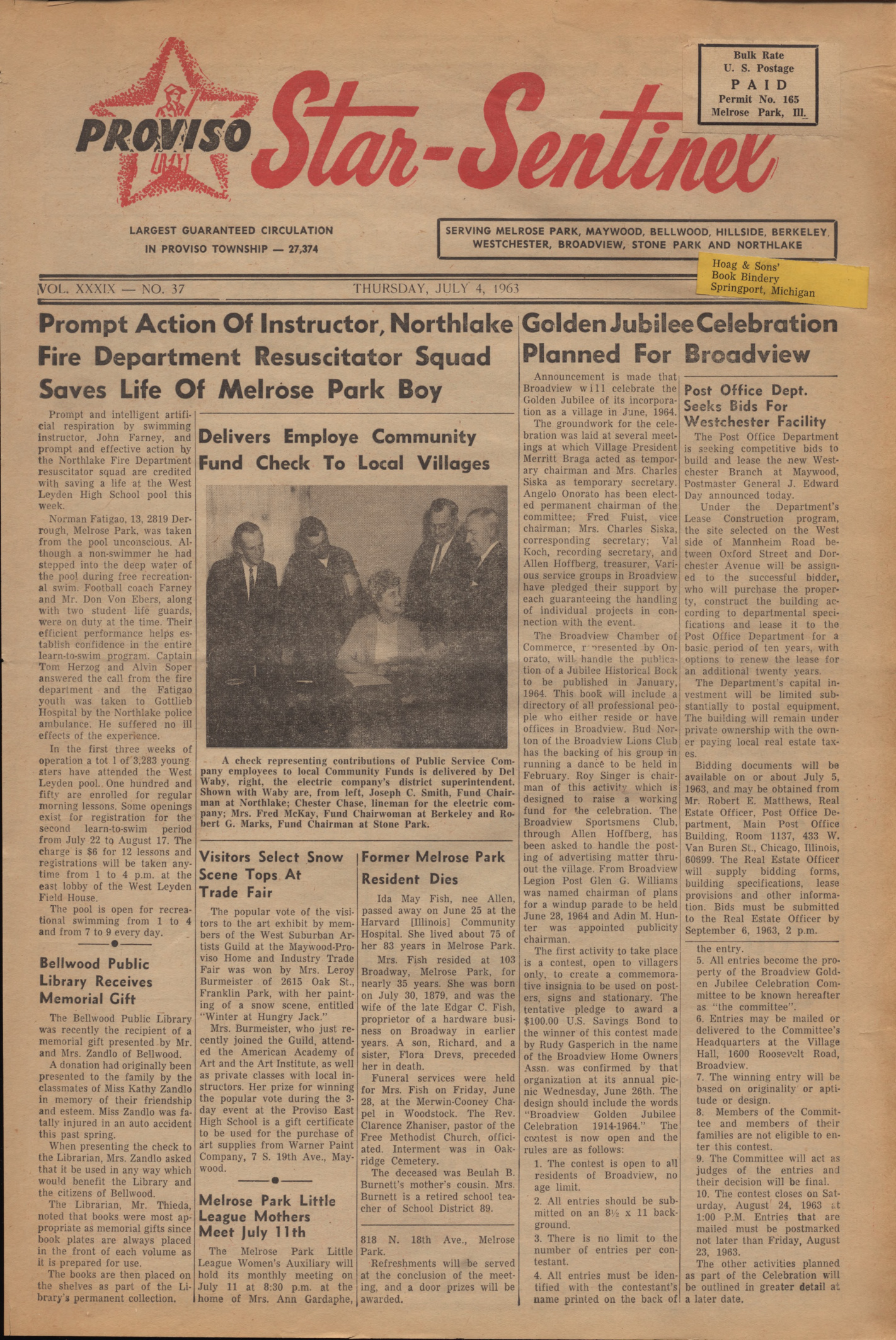 Proviso Star-Sentinel – 19630704