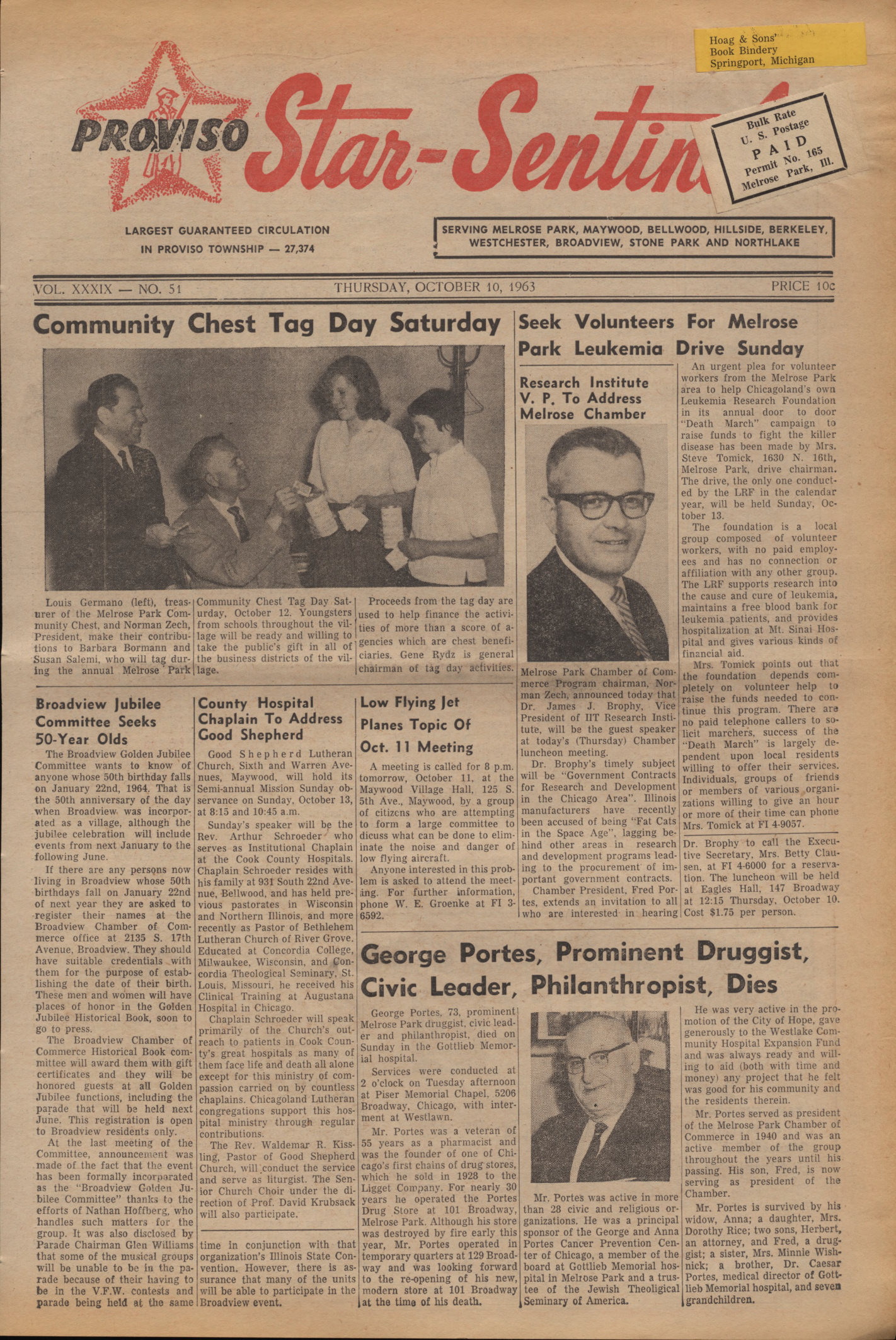 Proviso Star-Sentinel – 19631010