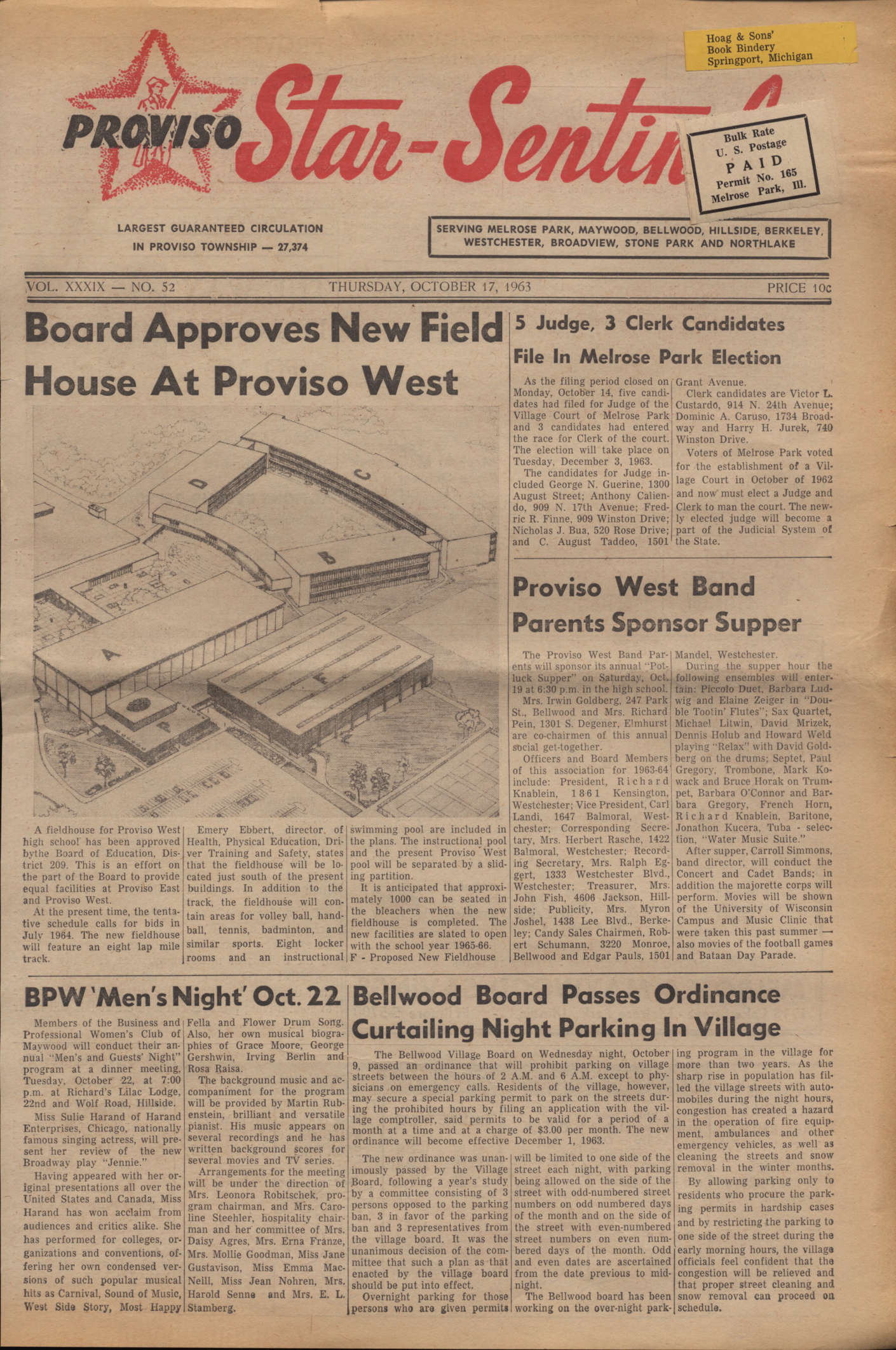 Proviso Star-Sentinel – 19631017