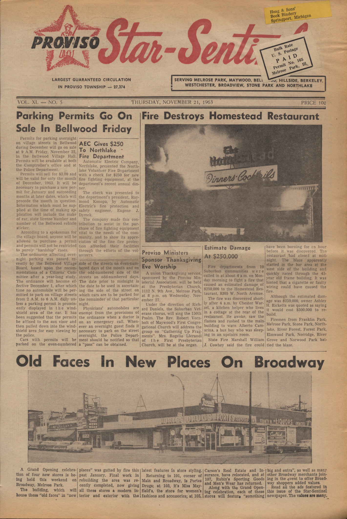 Proviso Star-Sentinel – 19631121